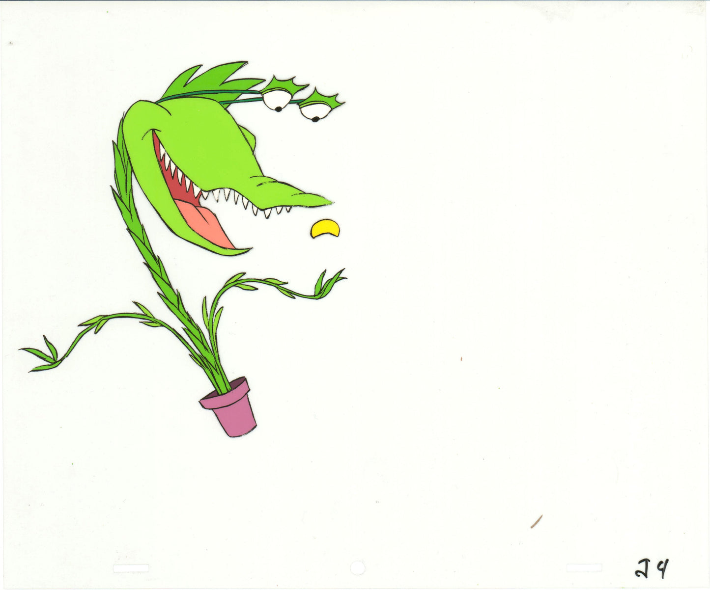 Little Shop of Horrors Junior Monster from Marvel Original Production Animation Cel 1991 b5583