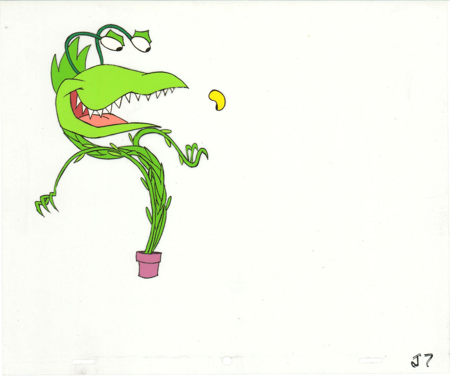 Little Shop of Horrors Junior Monster from Marvel Original Production Animation Cel 1991 b5589