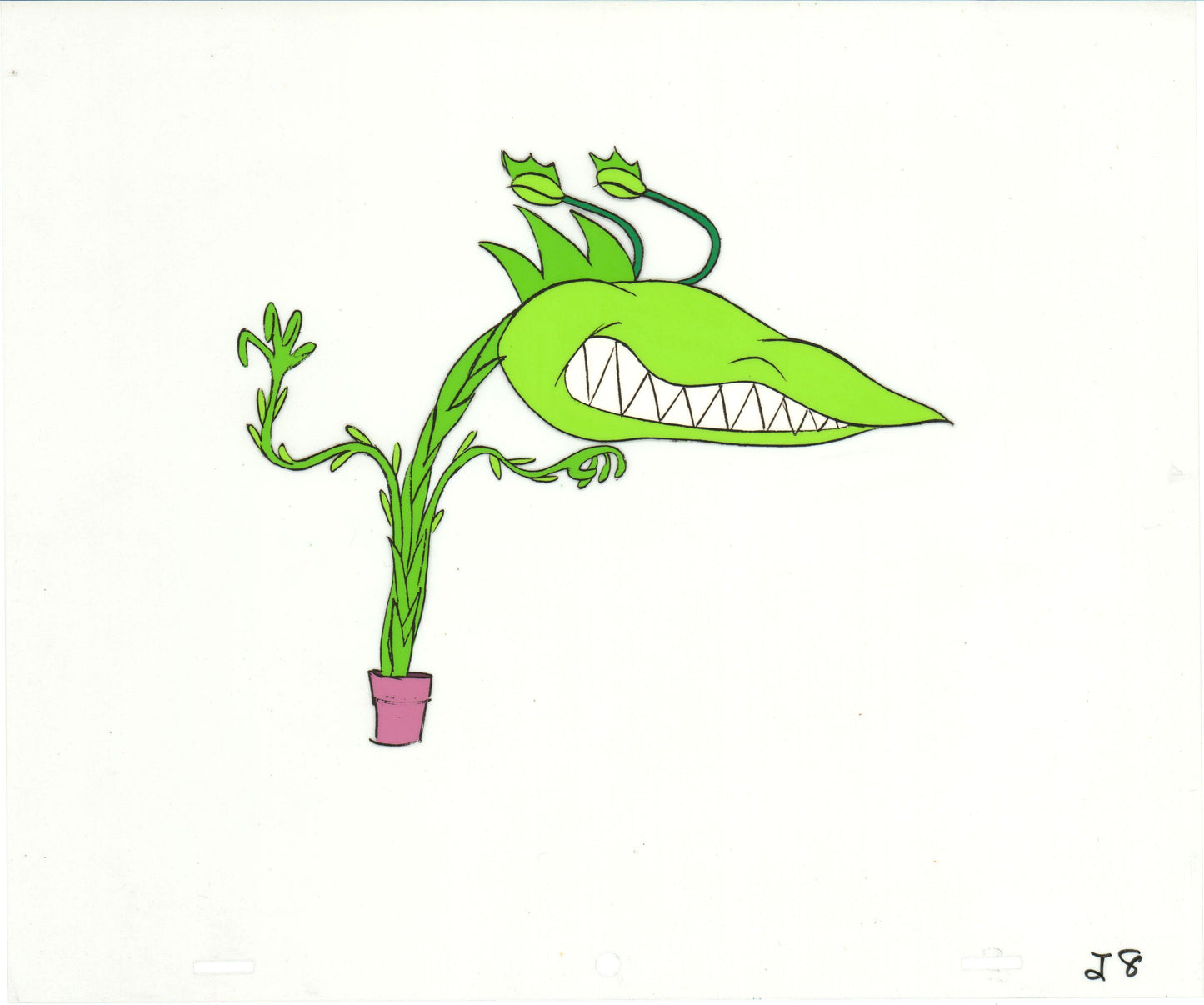 Little Shop of Horrors Junior Monster from Marvel Original Production Animation Cel 1991 b5590