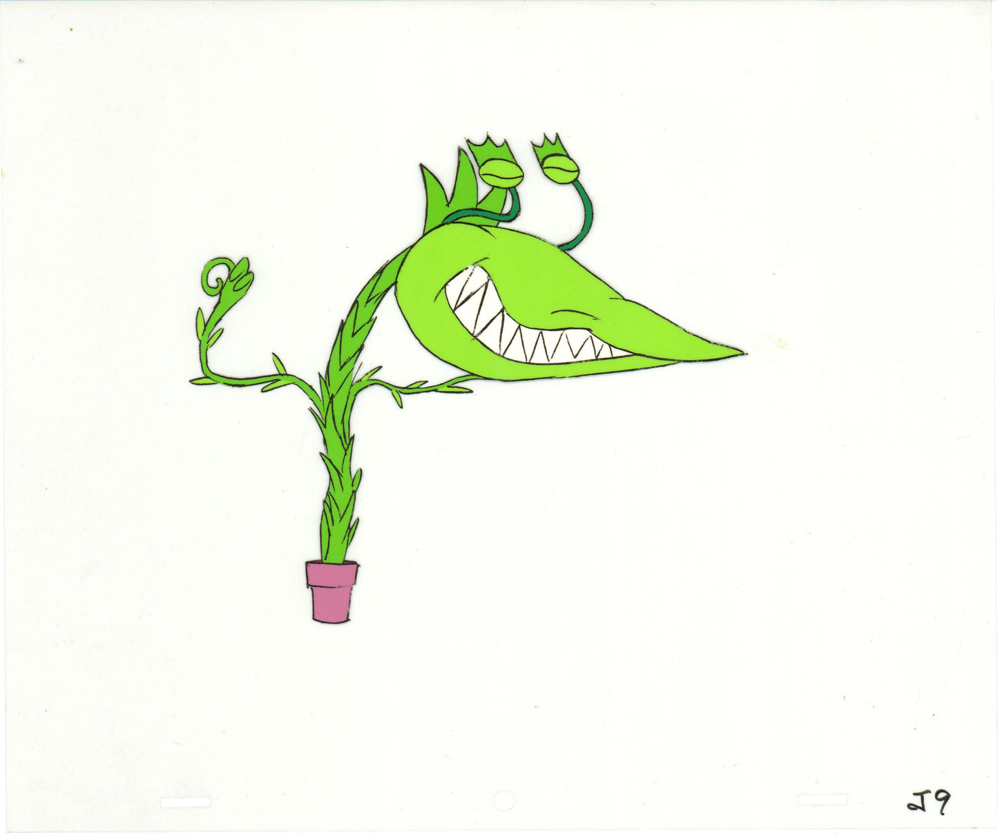 Little Shop of Horrors Junior Monster from Marvel Original Production Animation Cel 1991 b5591