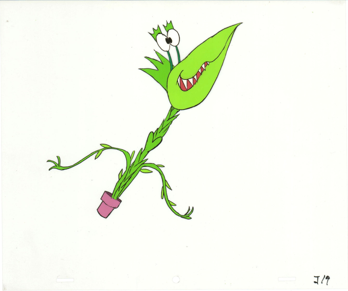 Little Shop of Horrors Junior Monster from Marvel Original Production Animation Cel 1991 b5601