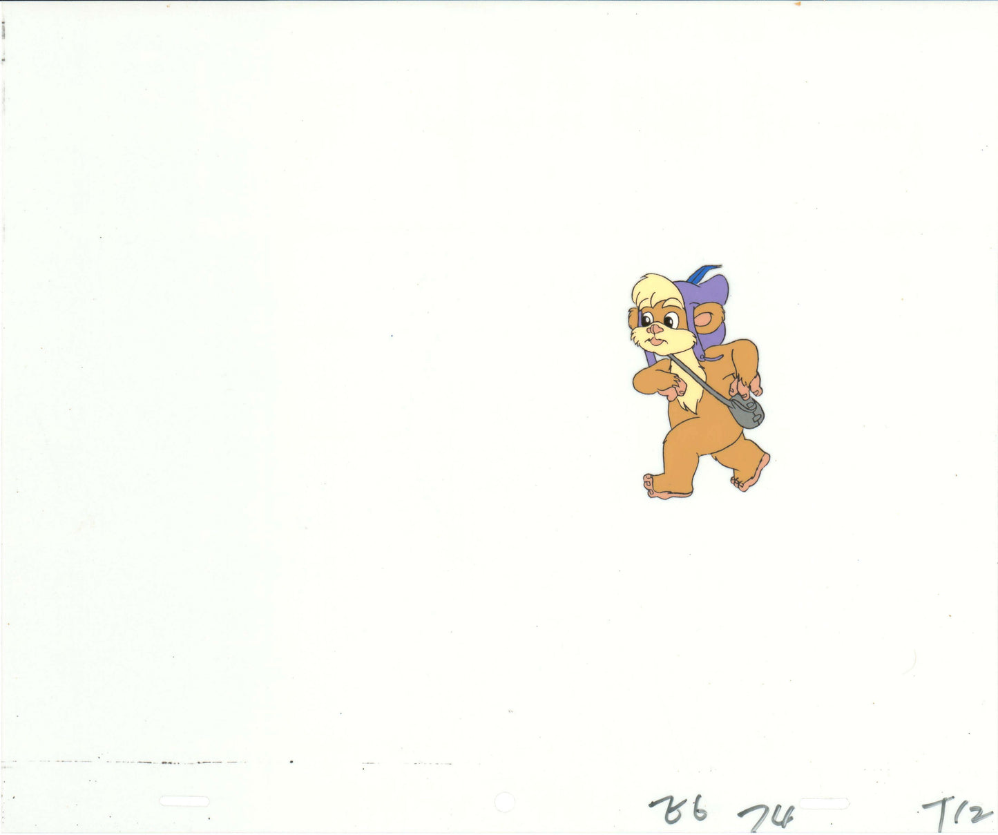 Star Wars: Ewoks Teebo Season 2 Original Production Animation Cel and Drawing from Lucasfilm b5444