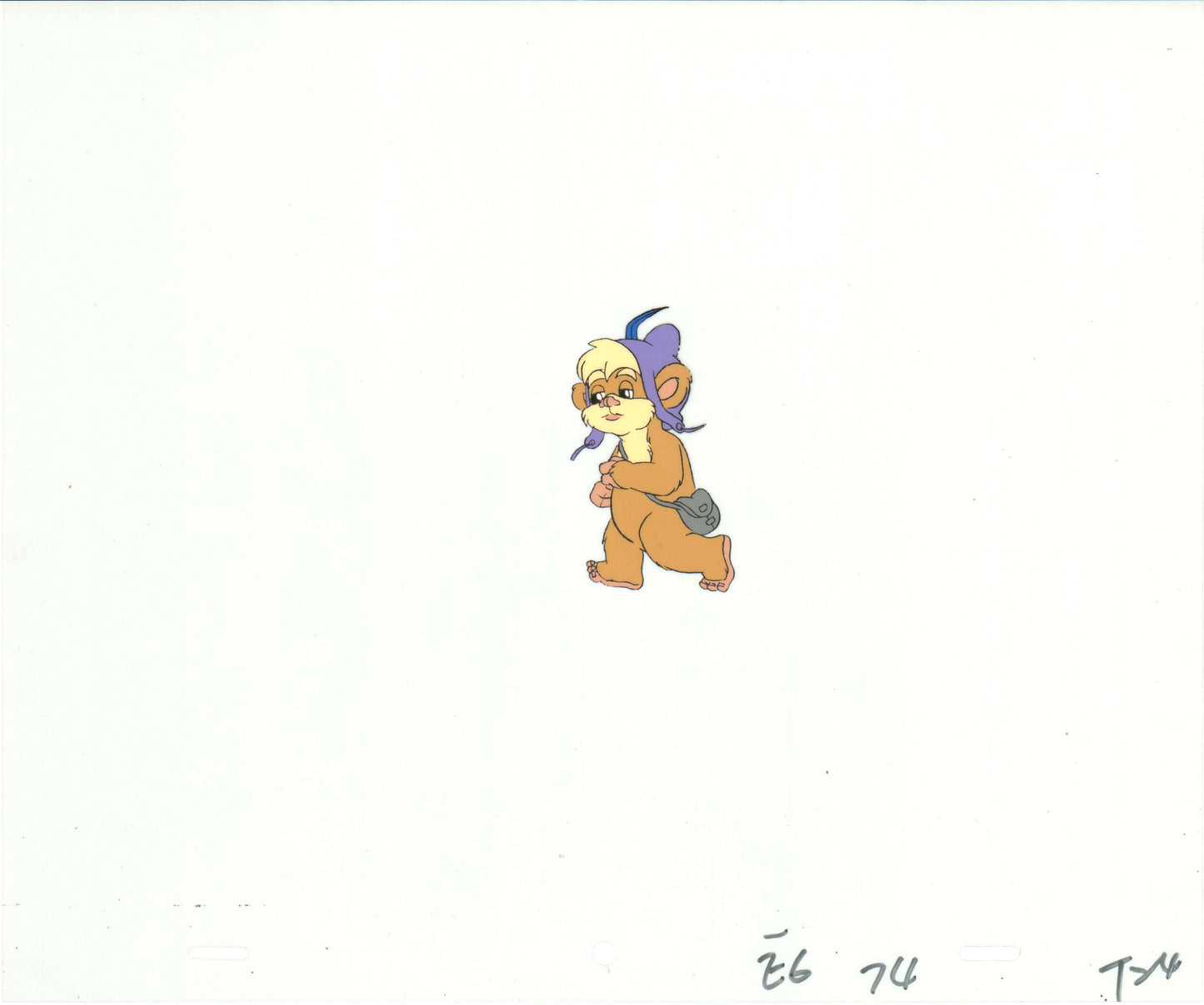 Star Wars: Ewoks Teebo Season 2 Original Production Animation Cel and Drawing from Lucasfilm b5446