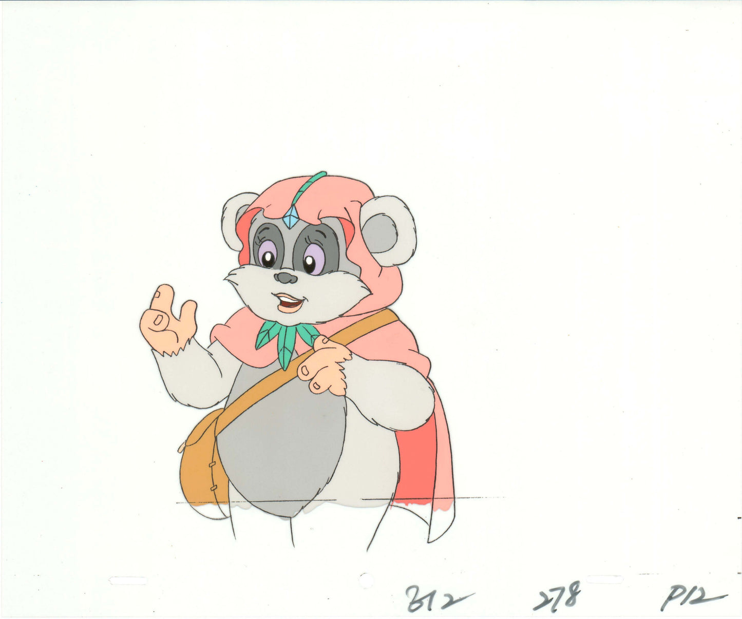 Star Wars: Ewoks Princess Keesaa Original Production Animation Cel and Drawing from Lucasfilm b5423