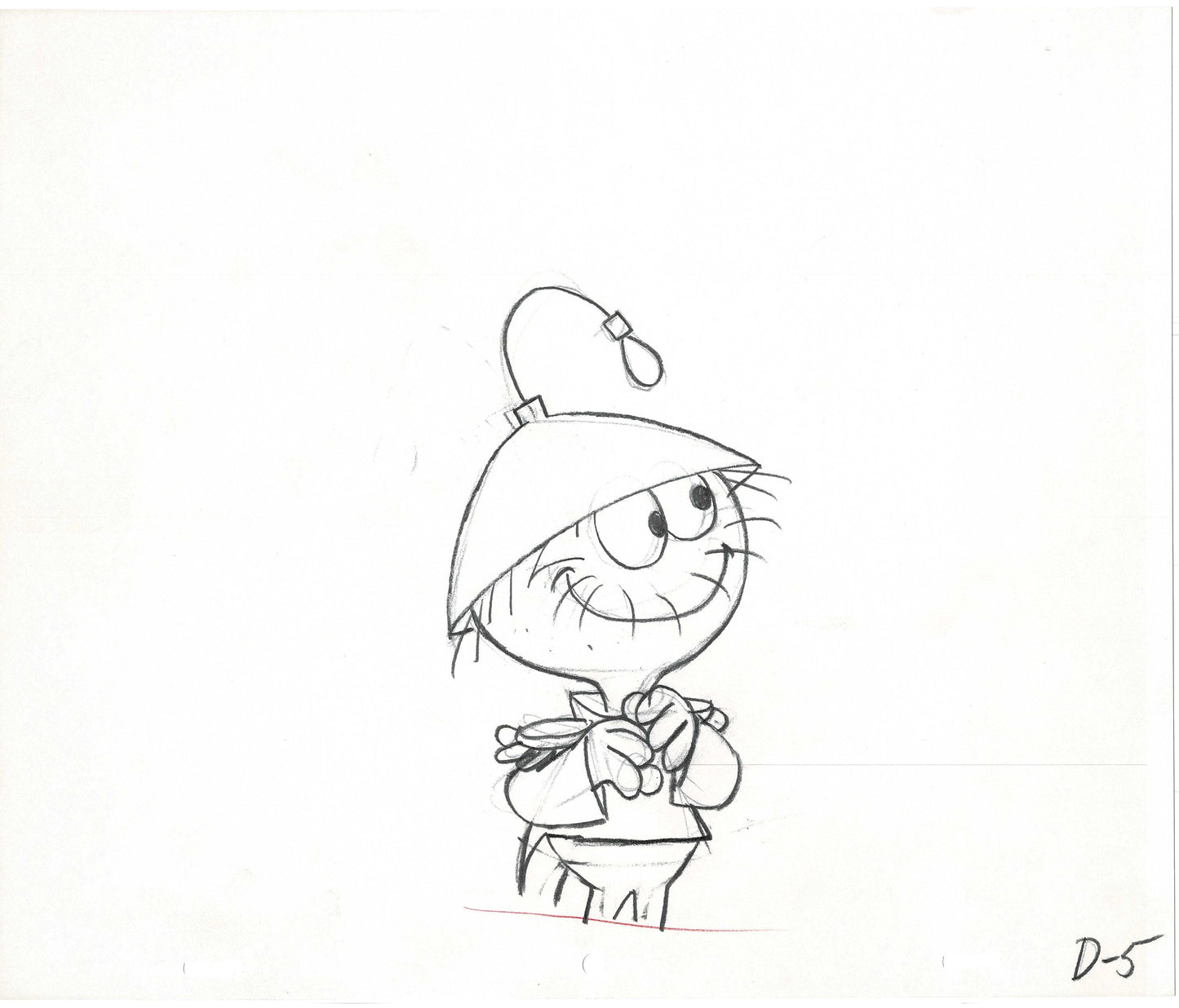 Quisp and Quake Quunchy Jay Ward Animation Cel Drawing Rocky Bullwinkle studio 003