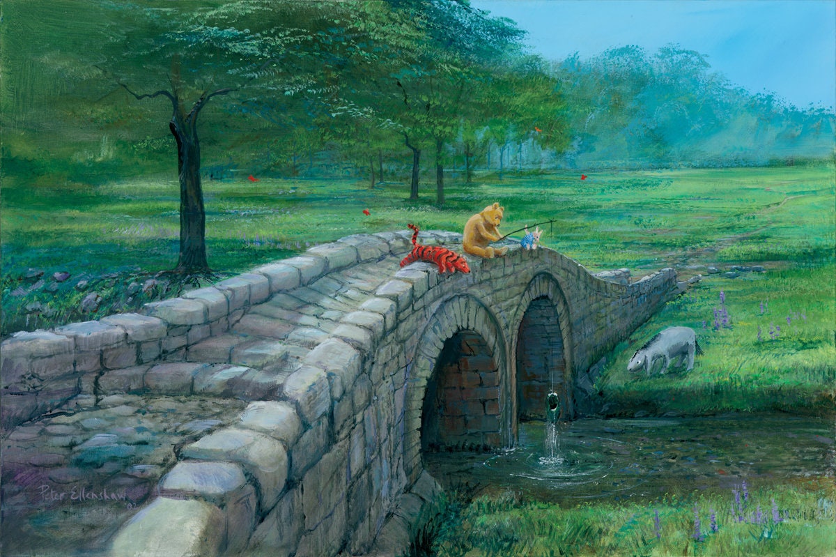 Winnie the Pooh Walt Disney Fine Art Peter Ellenshaw Limited Edition o –  Charles Scott Gallery