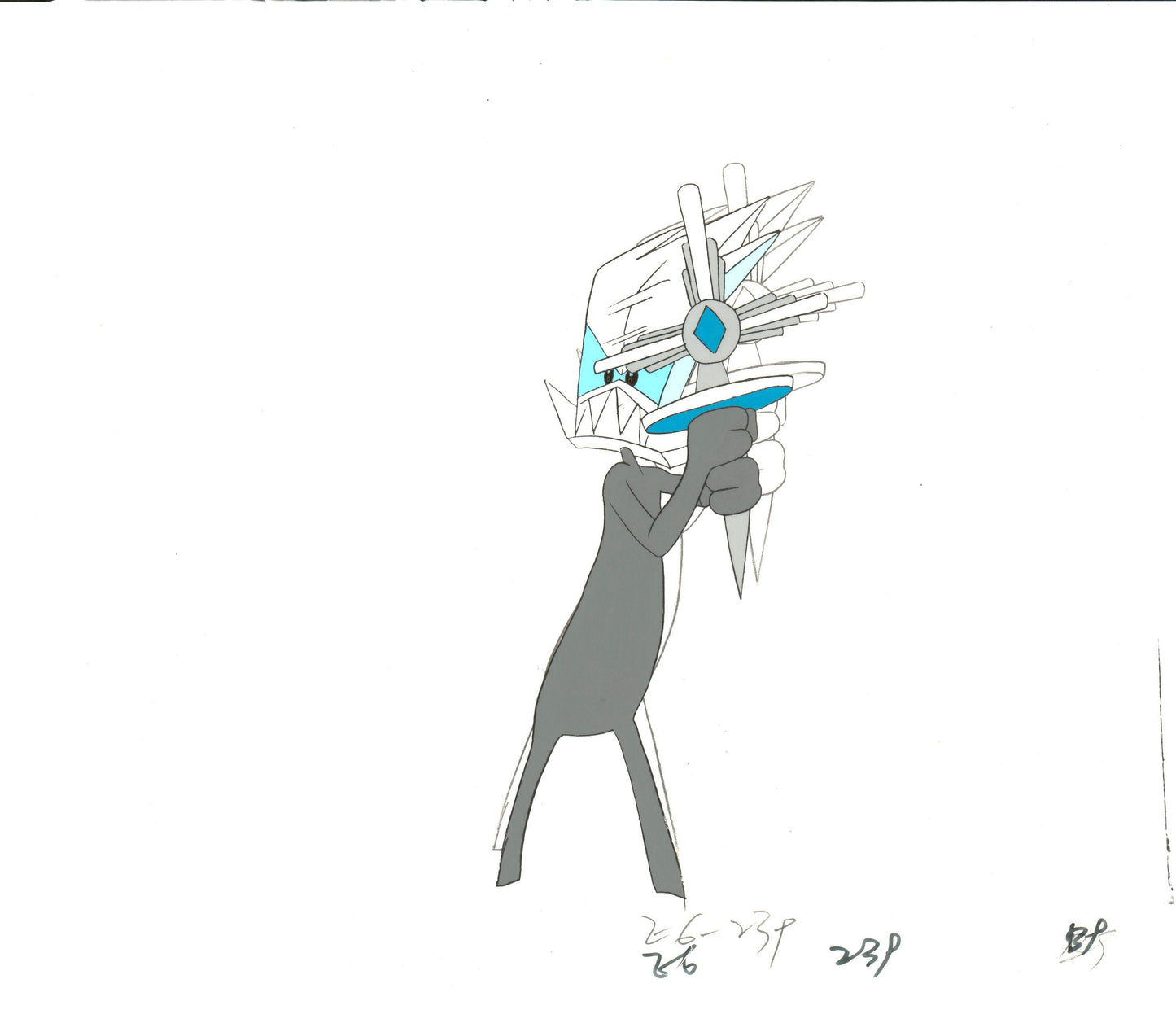 Star Wars: EwoksOriginal Production Animation Cel with Stuck Drawing from Lucasfilm b5508