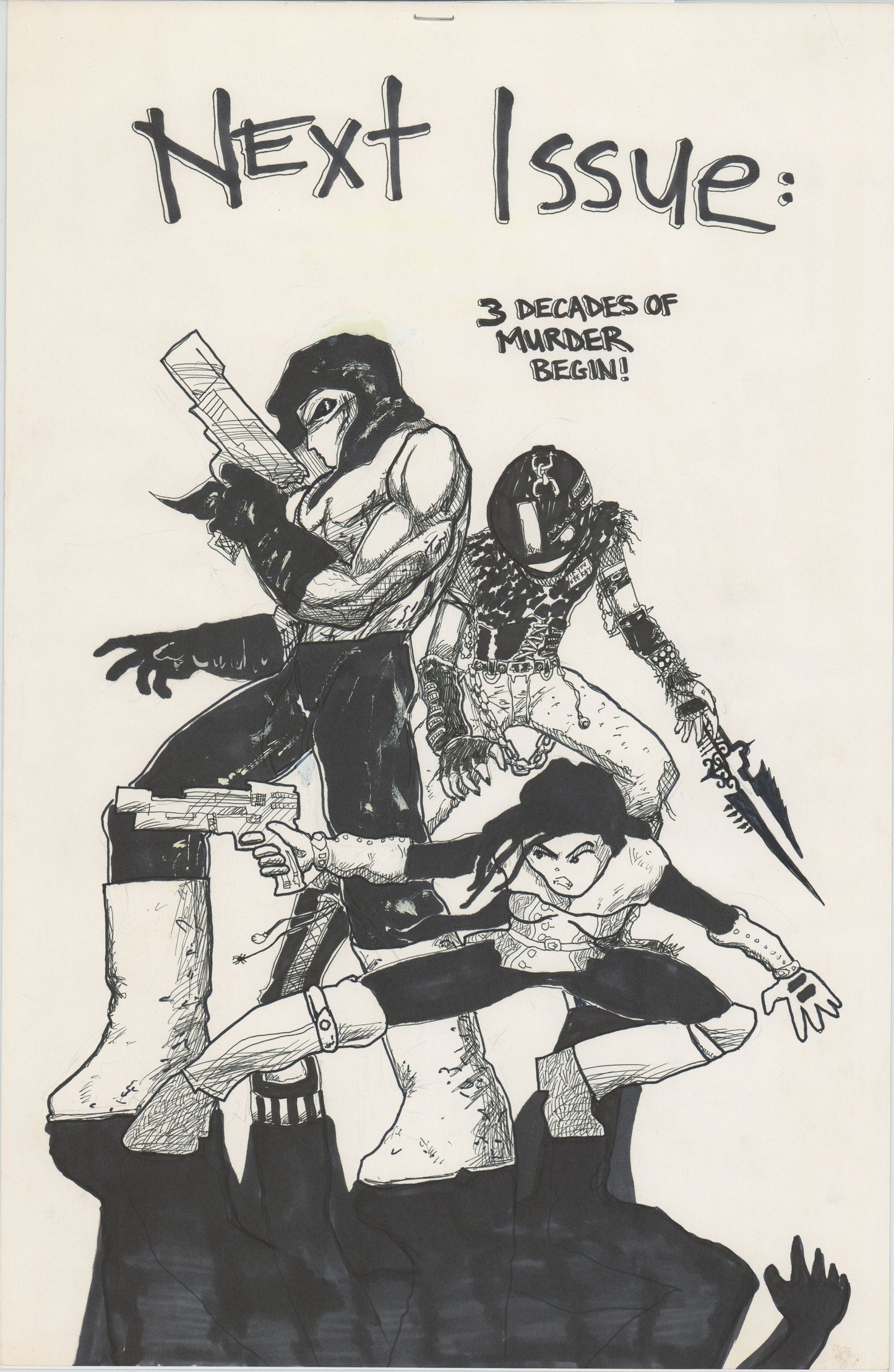 Tears Like Water #2 1999 Hand-inked Original Comic Page by Brien Cardello SIGNED p27