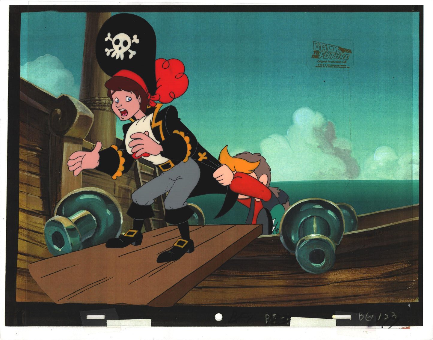 Back to the Future Original Production Animation Cel Universal Cartoon 1991-2 b6v17