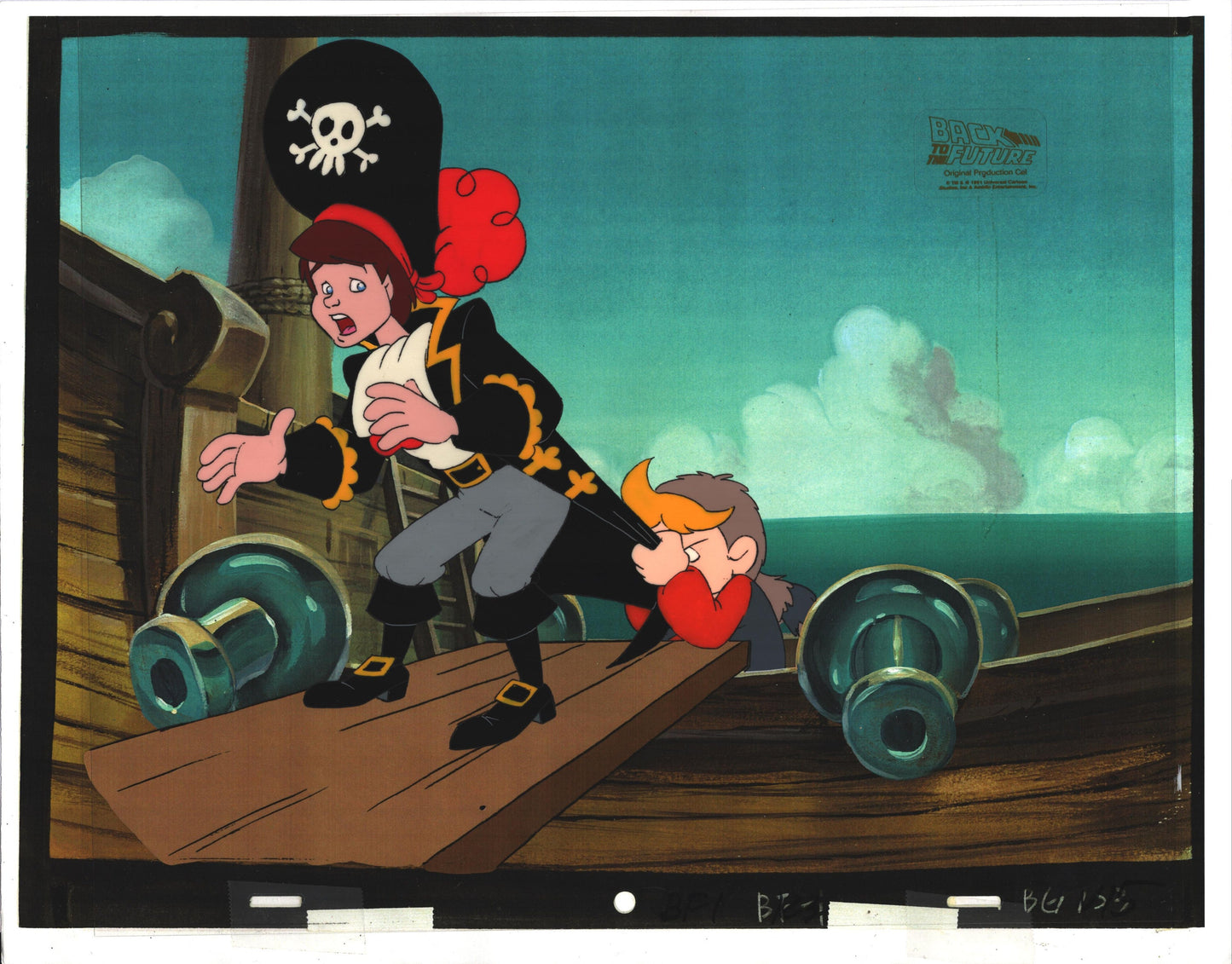 Back to the Future Original Production Animation Cel Universal Cartoon 1991-2 b6v15