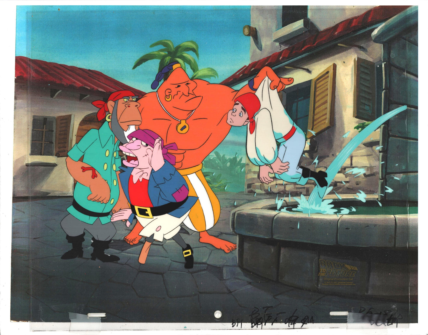Back to the Future Original Production Animation Cel Universal Cartoon 1991-2 b6094