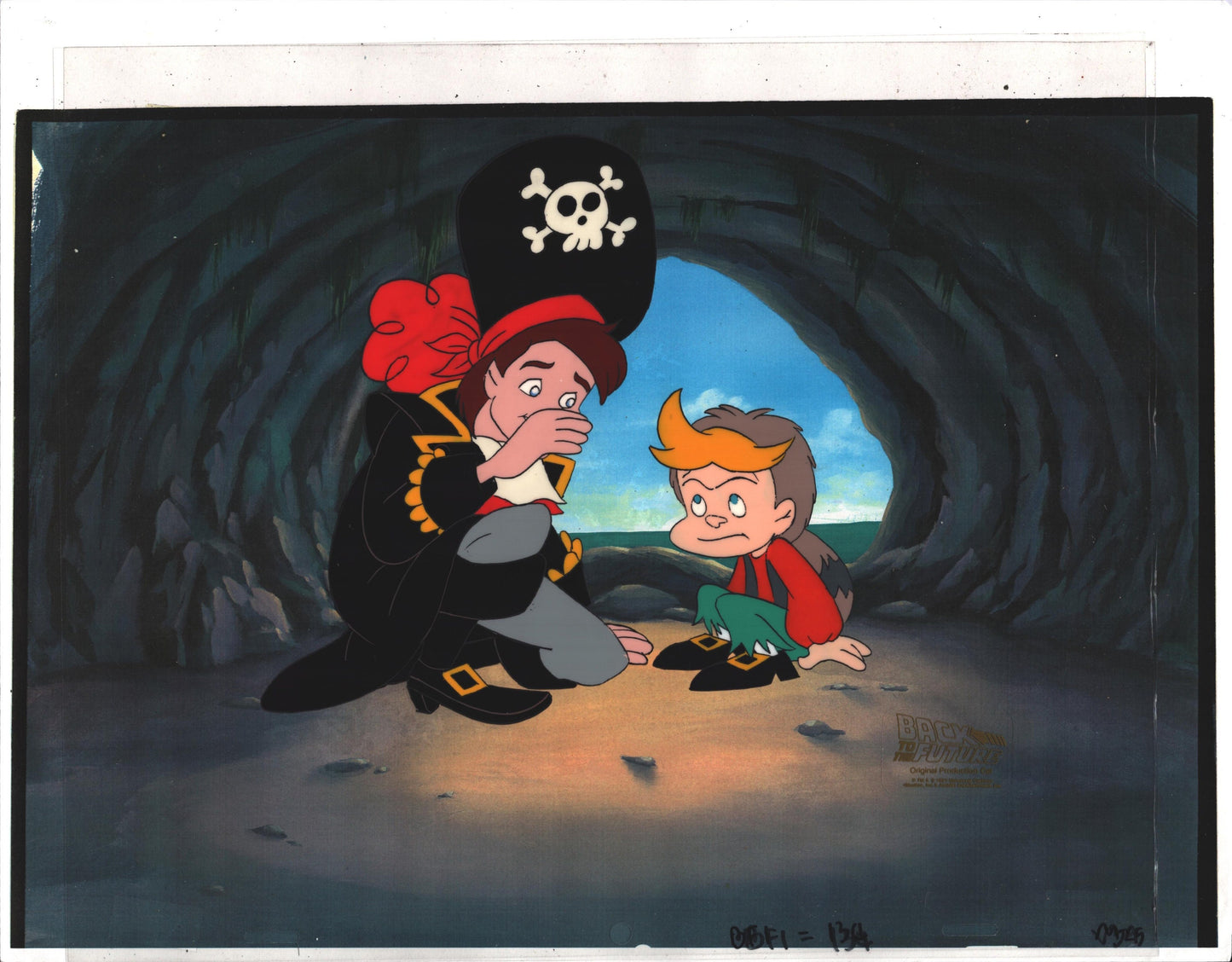 Back to the Future Original Production Animation Cel Universal Cartoon 1991-2 b6134a
