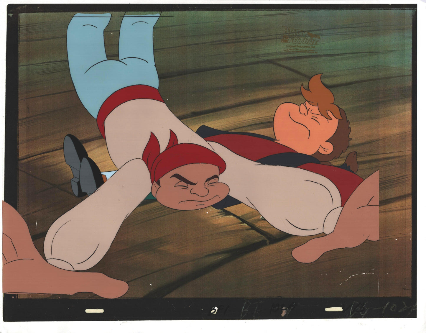 Back to the Future Original Production Animation Cel Universal Cartoon 1991-2 b60v13