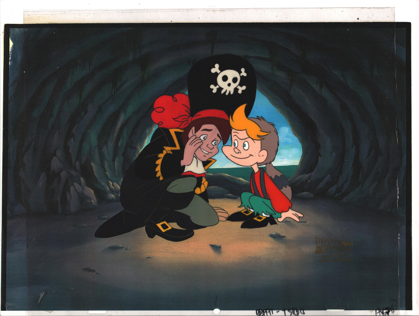 Back to the Future Original Production Animation Cel Universal Cartoon 1991-2 b60v7