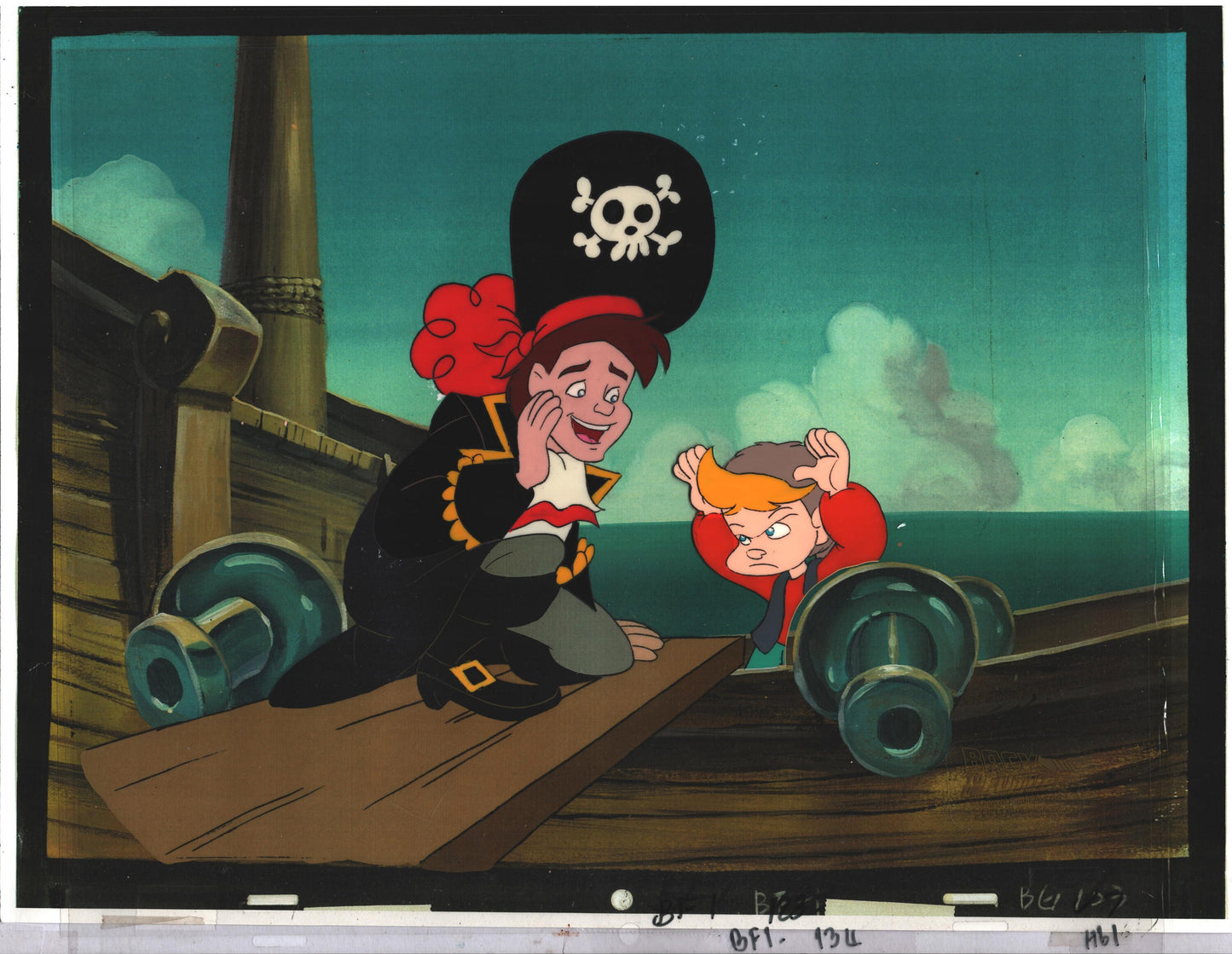Back to the Future Original Production Animation Cel Universal Cartoon 1991-2 b60h61