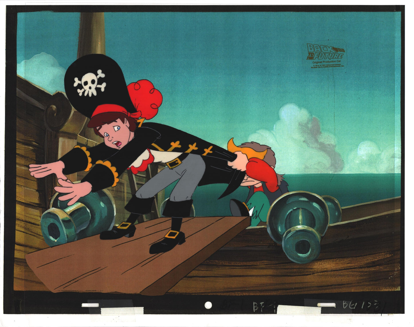 Back to the Future Original Production Animation Cel Universal Cartoon 1991-2 b60v31