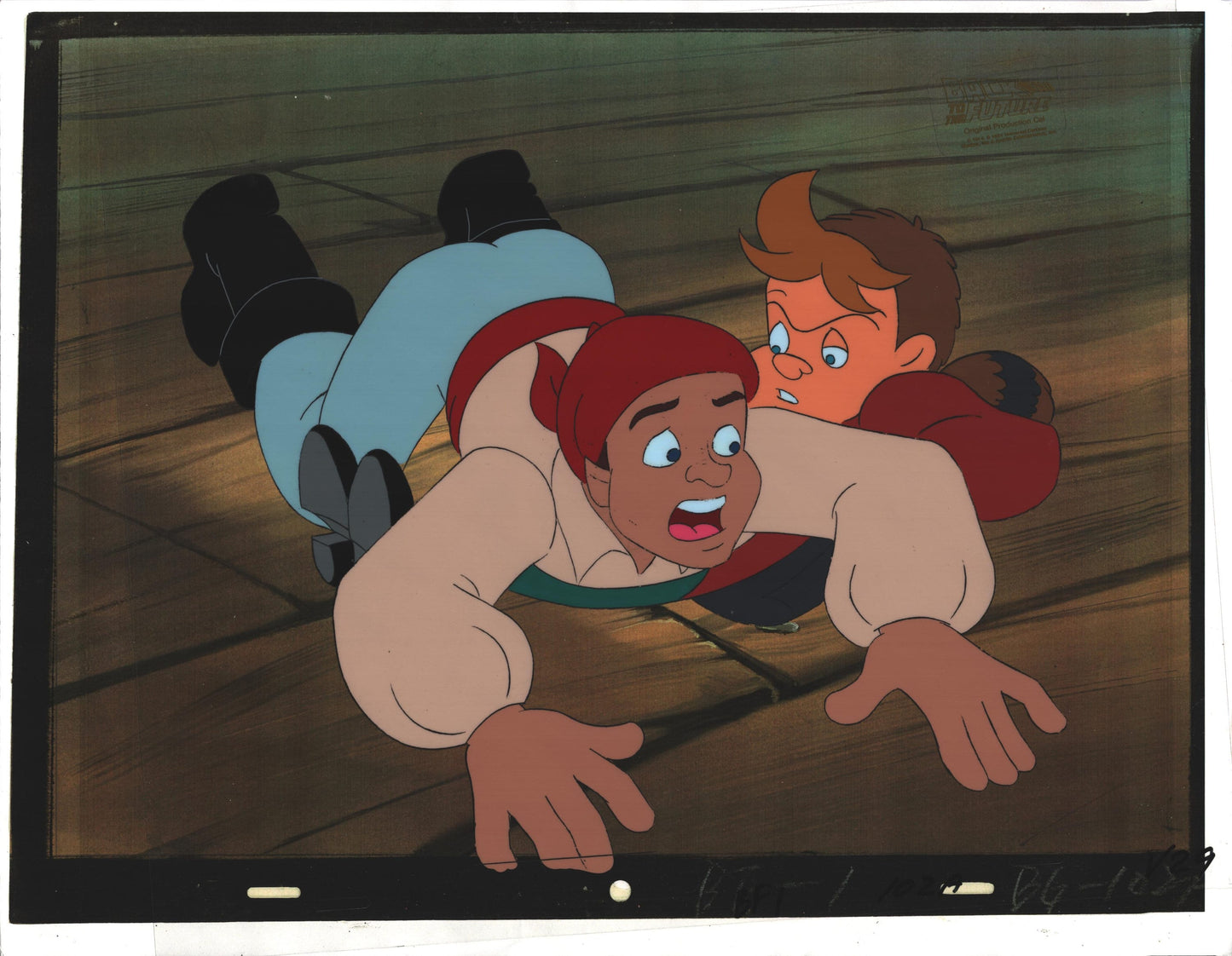 Back to the Future Original Production Animation Cel Universal Cartoon 1991-2 b60v29