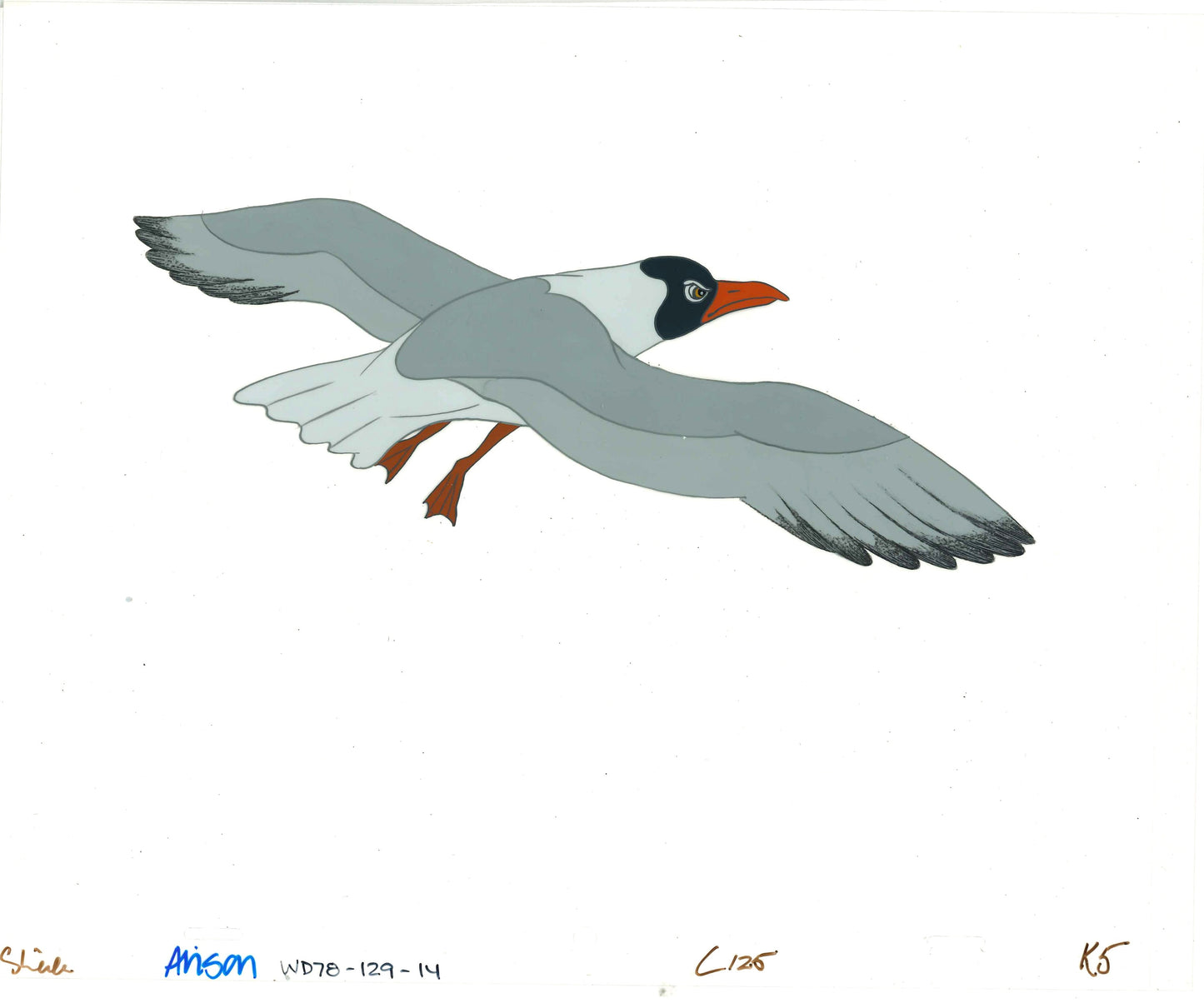 Watership Down 1978 Original Production Animation Cel with LJE Seal and COA 129-14