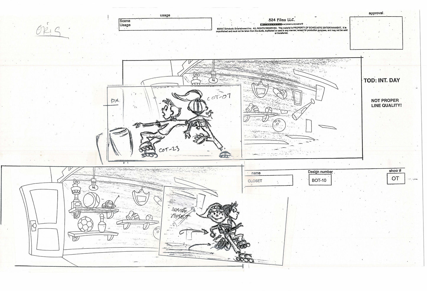 Maya and Miguel OPENING Original Production Animation Storyboard PBS bt10