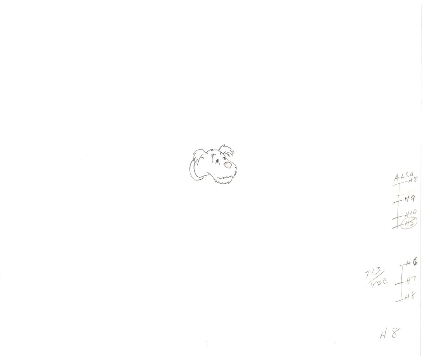 Herge Adventures of Tintin Cartoon Animation Cel Drawing 1957 to 1964 004