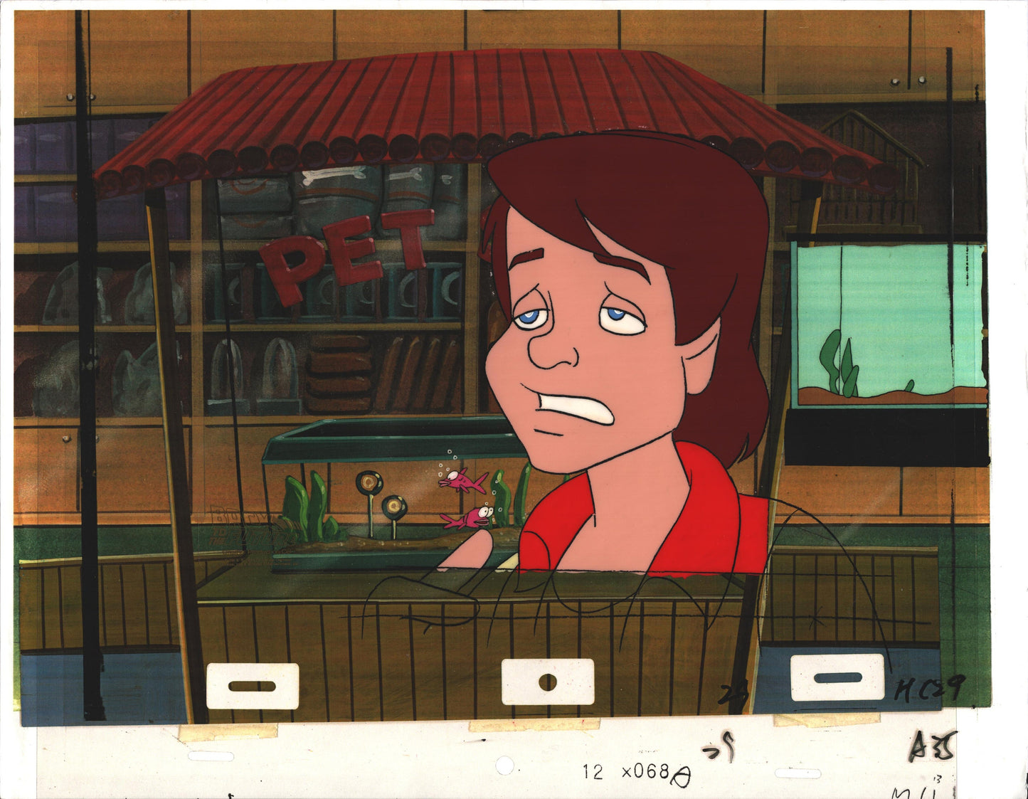 Back to the Future Original Production Animation Cel Universal Cartoon 1991-2 b60a35