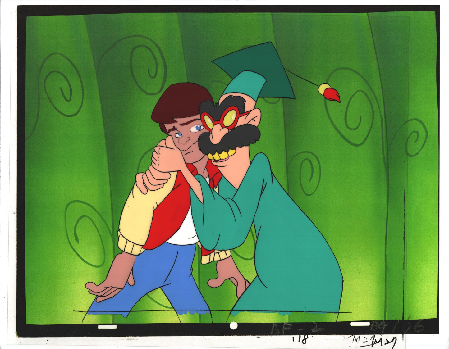 Back to the Future Original Production Animation Cel Universal Cartoon 1991-2 b60m-27