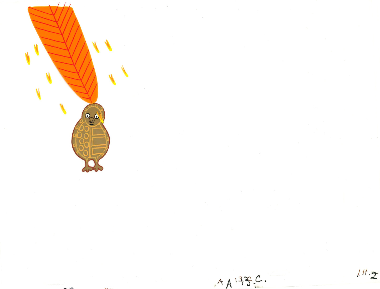 Watership Down Opening Fable 1978 Production Animation Cel with LJE Seal and COA 129-19