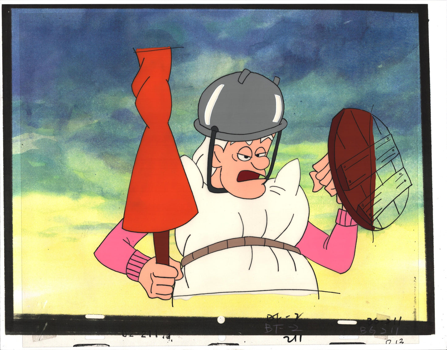 Back to the Future Original Production Animation Cel Universal Cartoon 1991-2 b60d-13