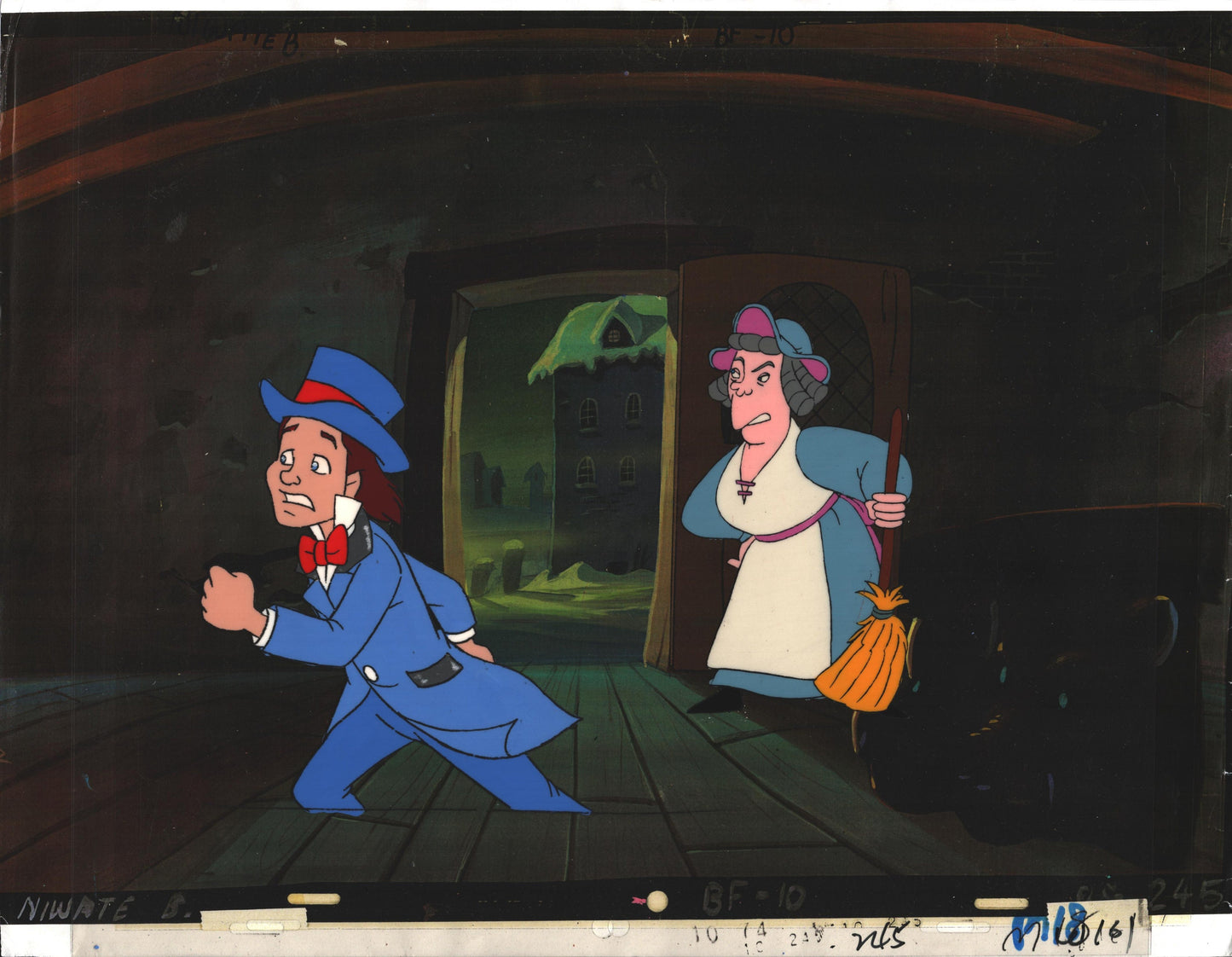 Back to the Future Original Production Animation Cel Universal Cartoon 1991-2 b60m-18