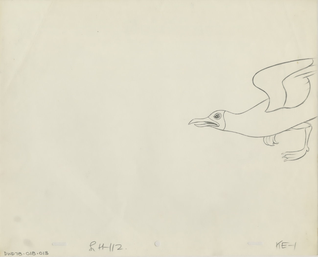 Watership Down 1978 Production Animation Cel Drawing with Linda Jones Enterprise Seal and Certificate of Authenticity 018-013