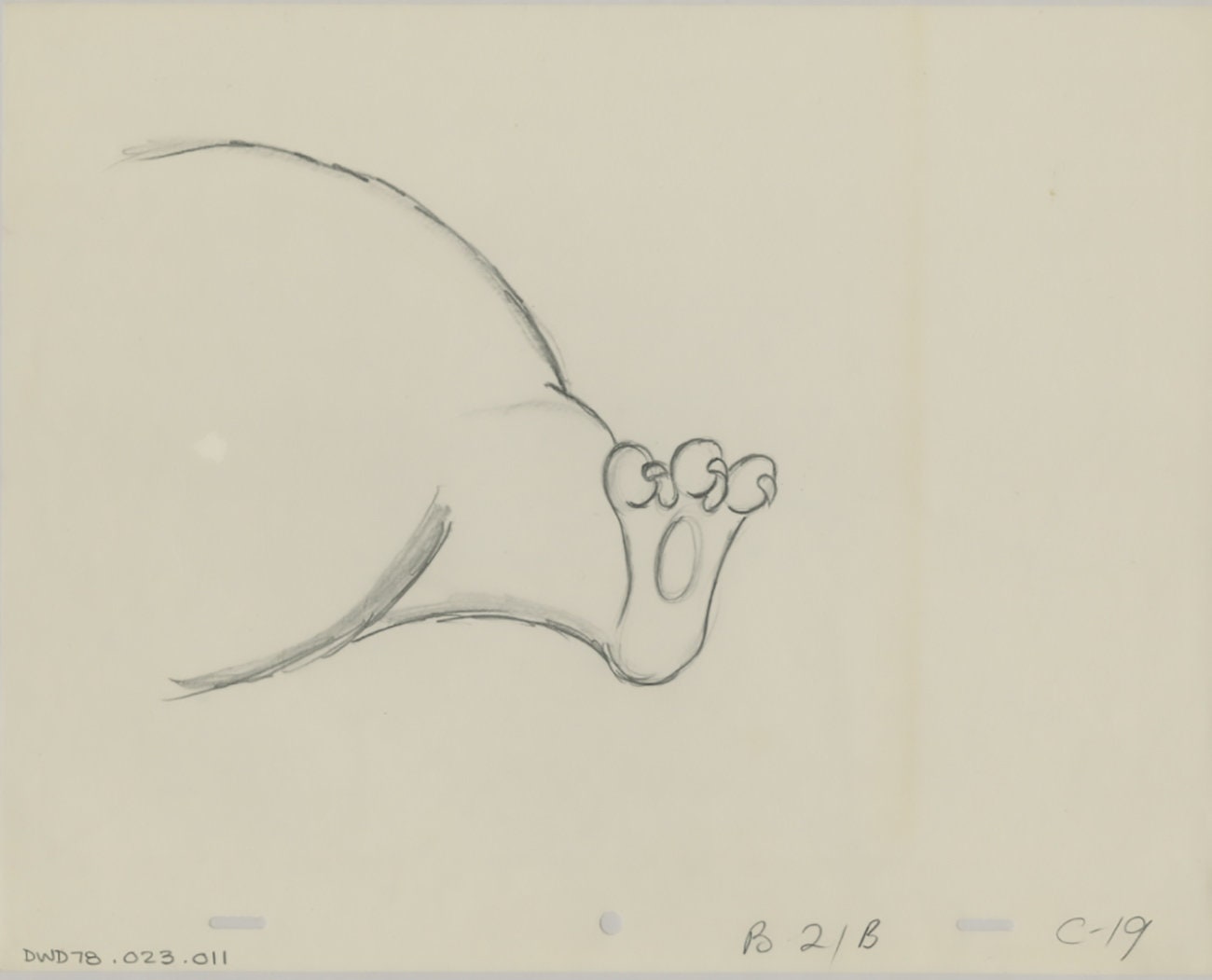 Watership Down 1978 Production Animation Cel Drawing with Linda Jones Enterprise Seal and Certificate of Authenticity 023-011