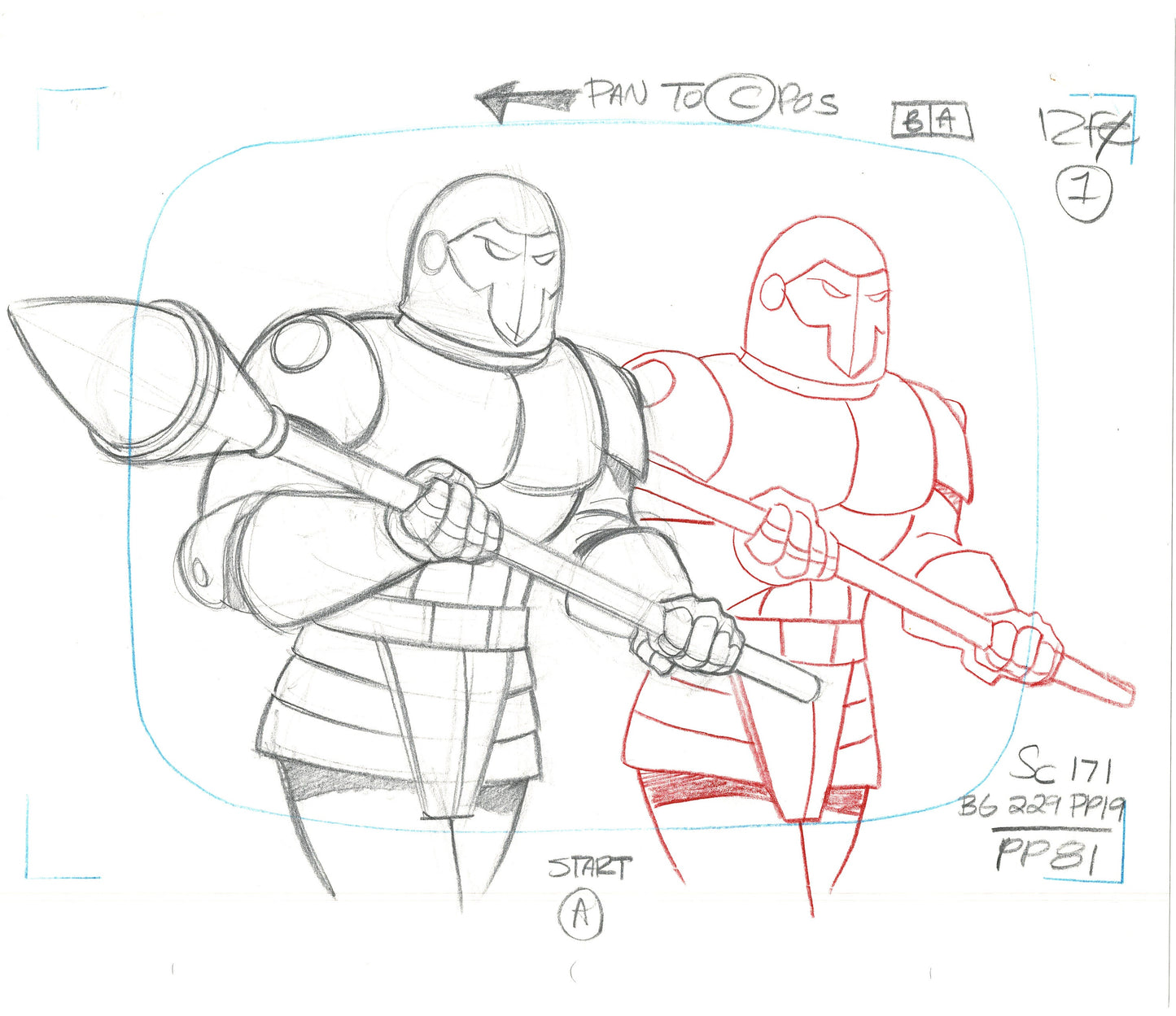 She-Ra Princess of Power Animation Production Cel Drawing Filmation 1980s 239