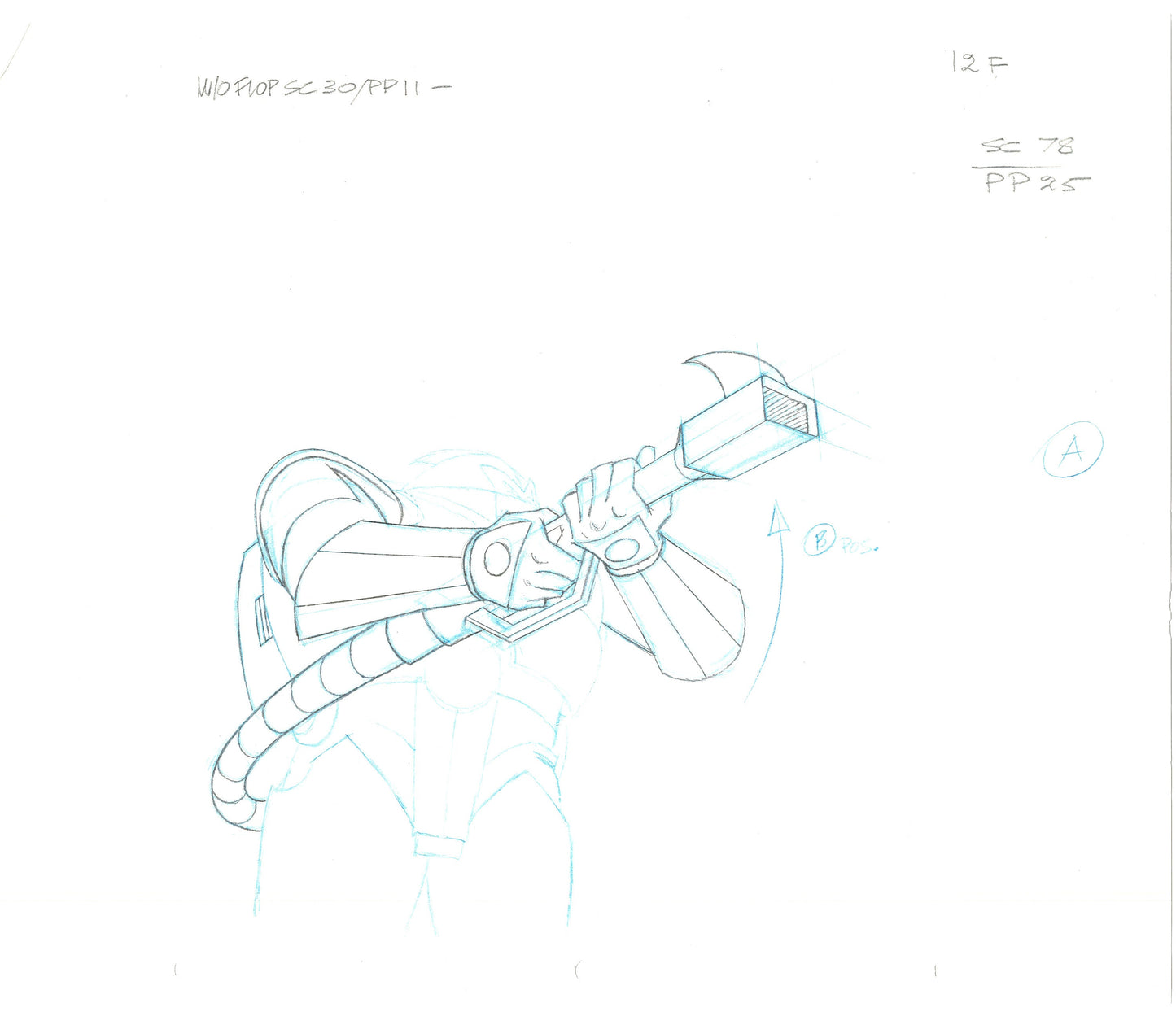 She-Ra Princess of Power Animation Production Cel Drawing Filmation 1980s 175