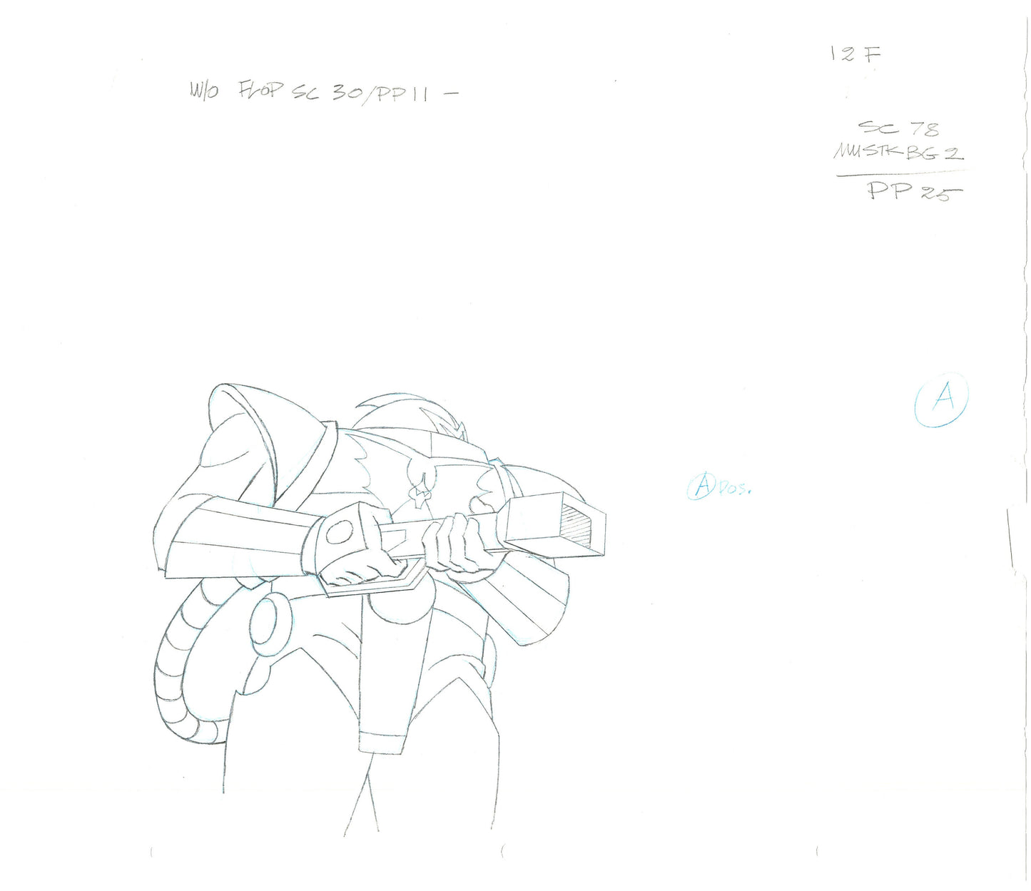 She-Ra Princess of Power Animation Production Cel Drawing Filmation 1980s 174