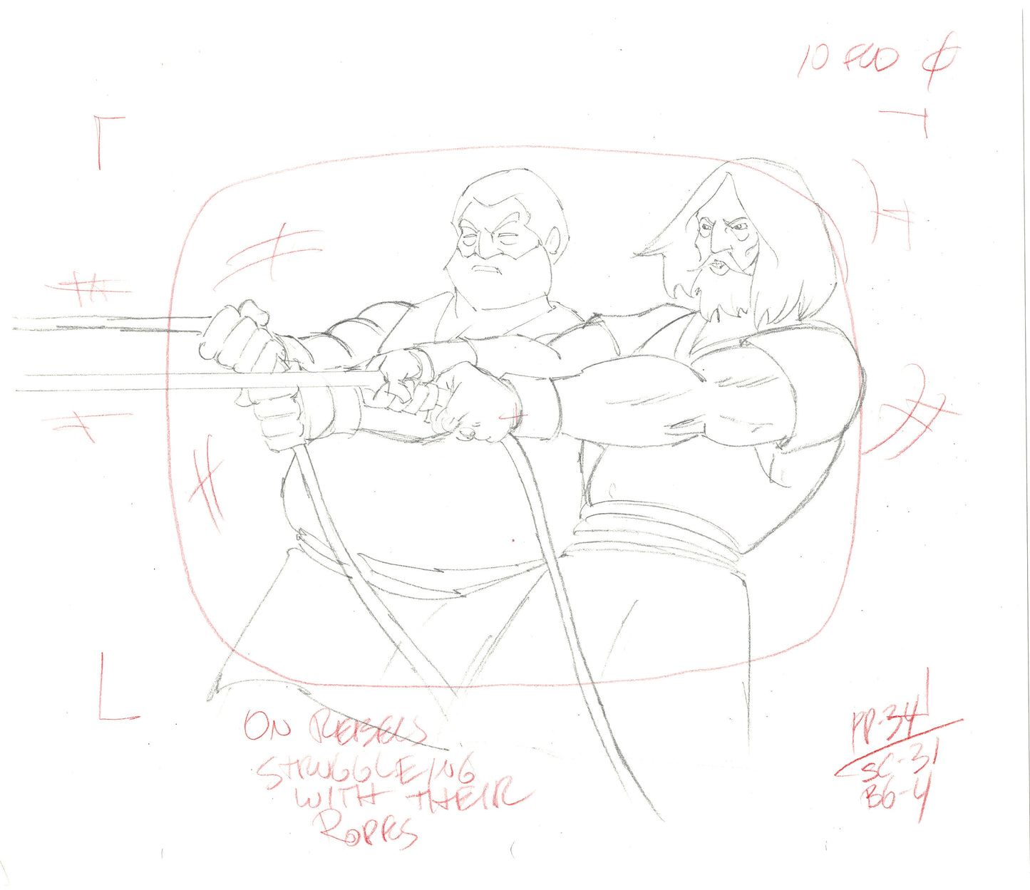 She-Ra Princess of Power Animation Production Cel Drawing Filmation 1980s 165