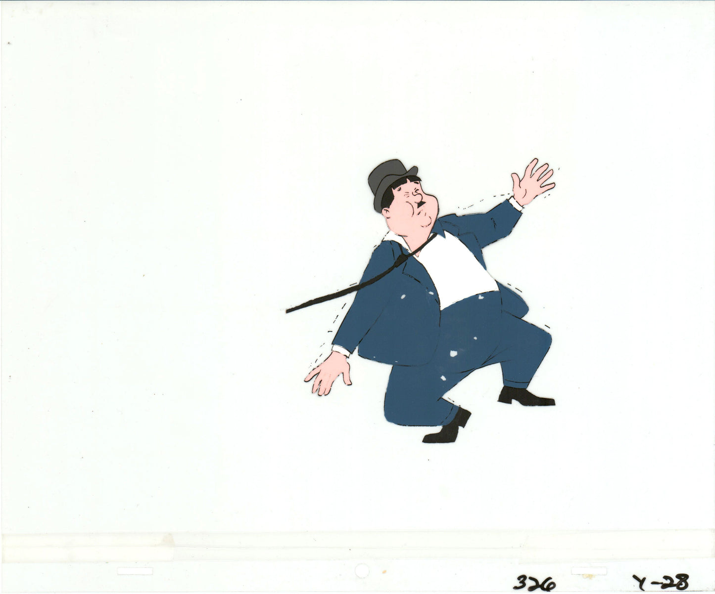 SCOOBY DOO 1972 Oliver Hardy Production Animation Cel from Hanna Barbera 253