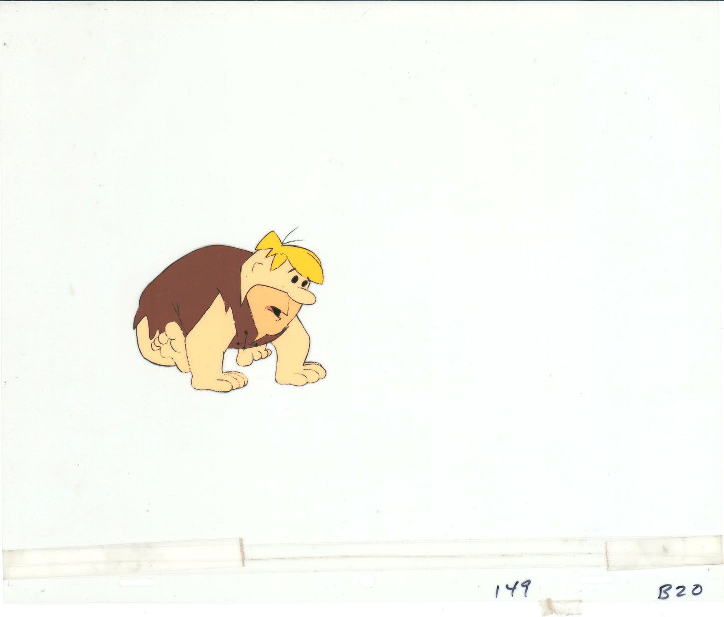 The Flintstones Barney Rubble Animation Cel Hanna-Barbera 1980s b70287
