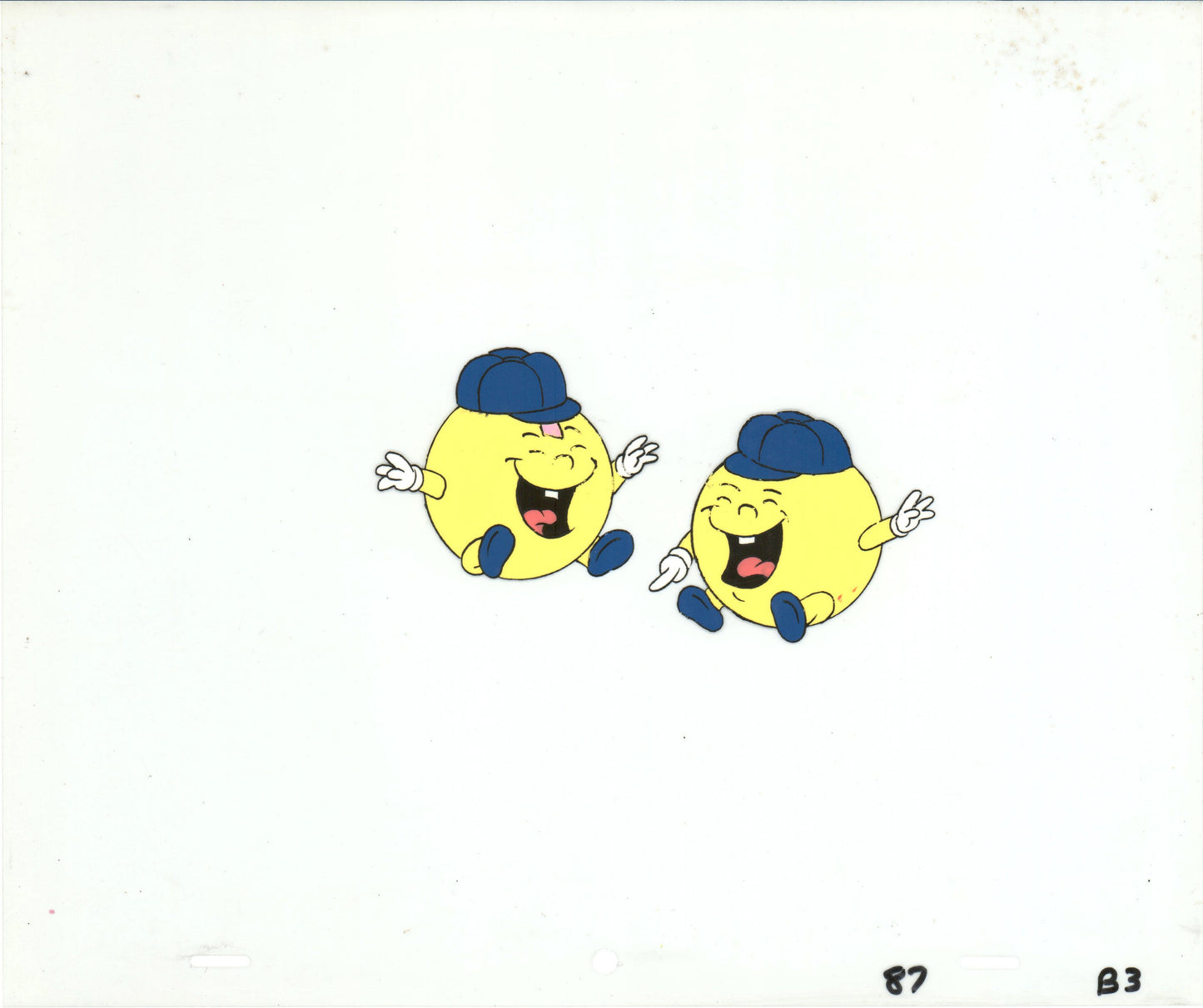 PacMan Production Animation Art Cel from Hanna Barbera 1982-83 b07336