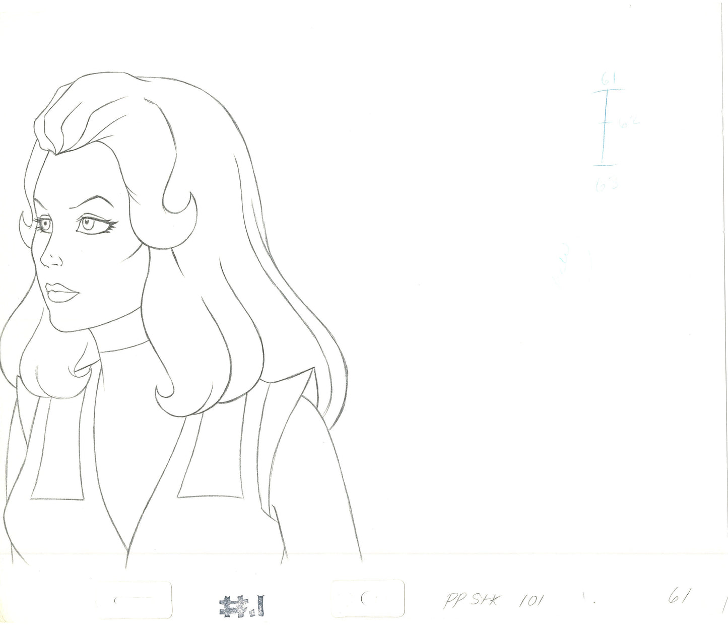 She-Ra Princess of Power Animation Production Cel Drawing Filmation 1980s 108