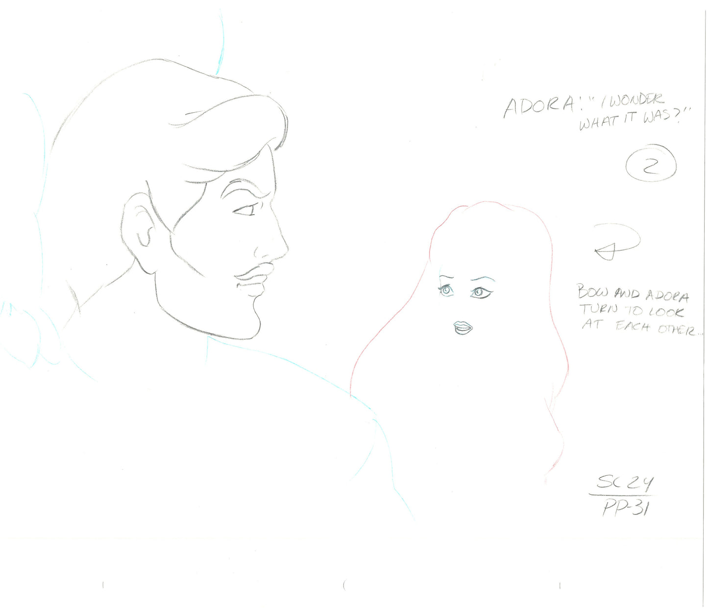 She-Ra Princess of Power Animation Production Cel Drawing Filmation 1980s 139