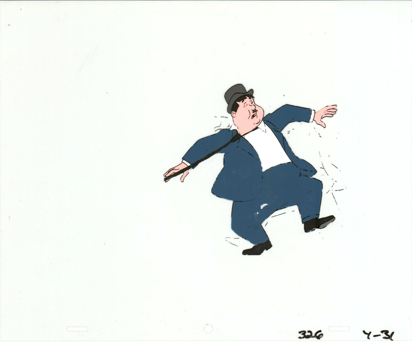 SCOOBY DOO 1972 Oliver Hardy Production Animation Cel from Hanna Barbera 256