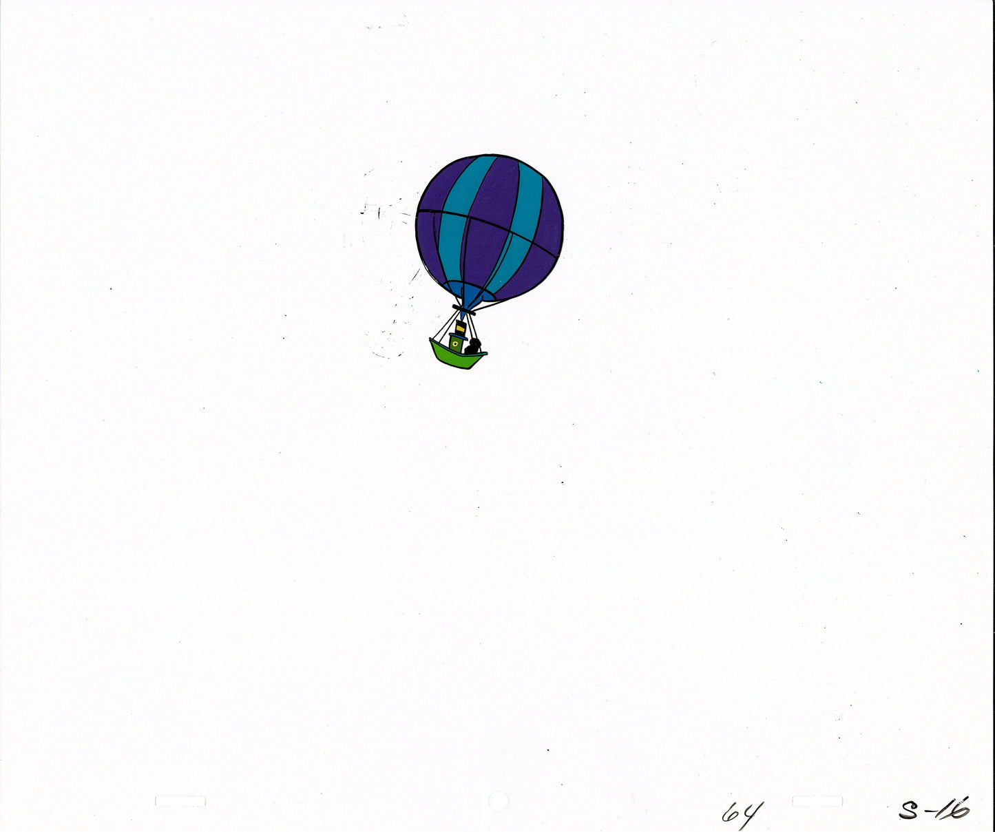 Peter Potamus and So So 1964 Hand-Inked Animation Production Cel from Hanna Barbera 16