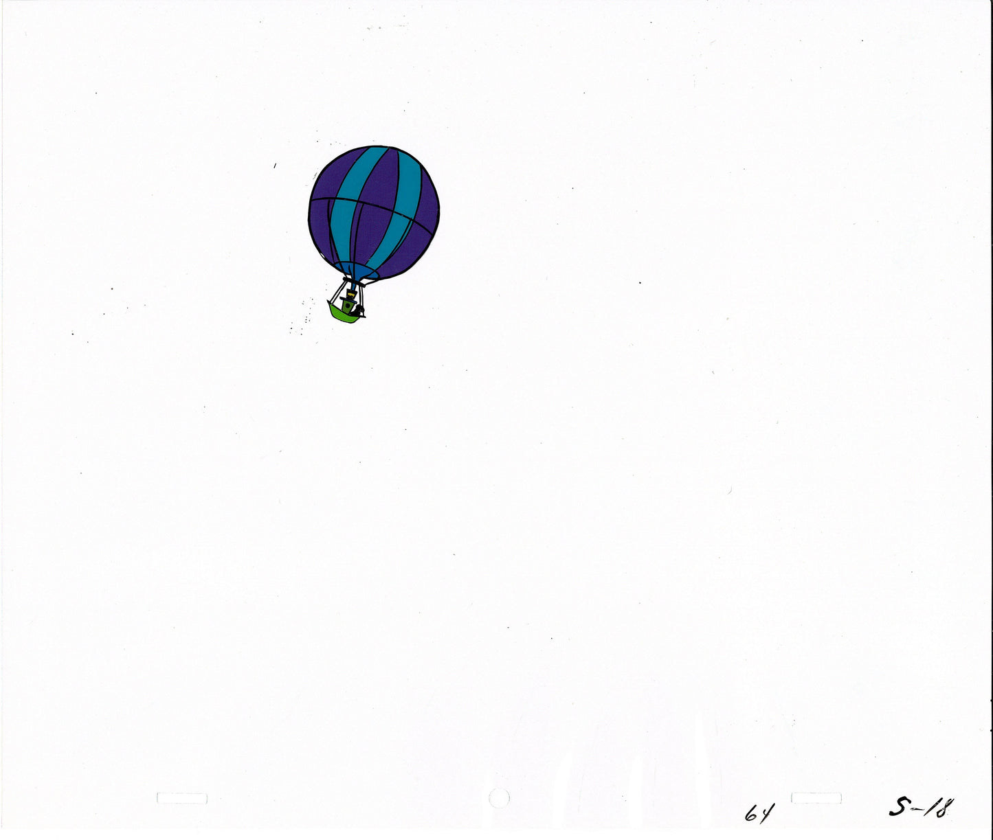 Peter Potamus and So So 1964 Hand-Inked Animation Production Cel from Hanna Barbera 18