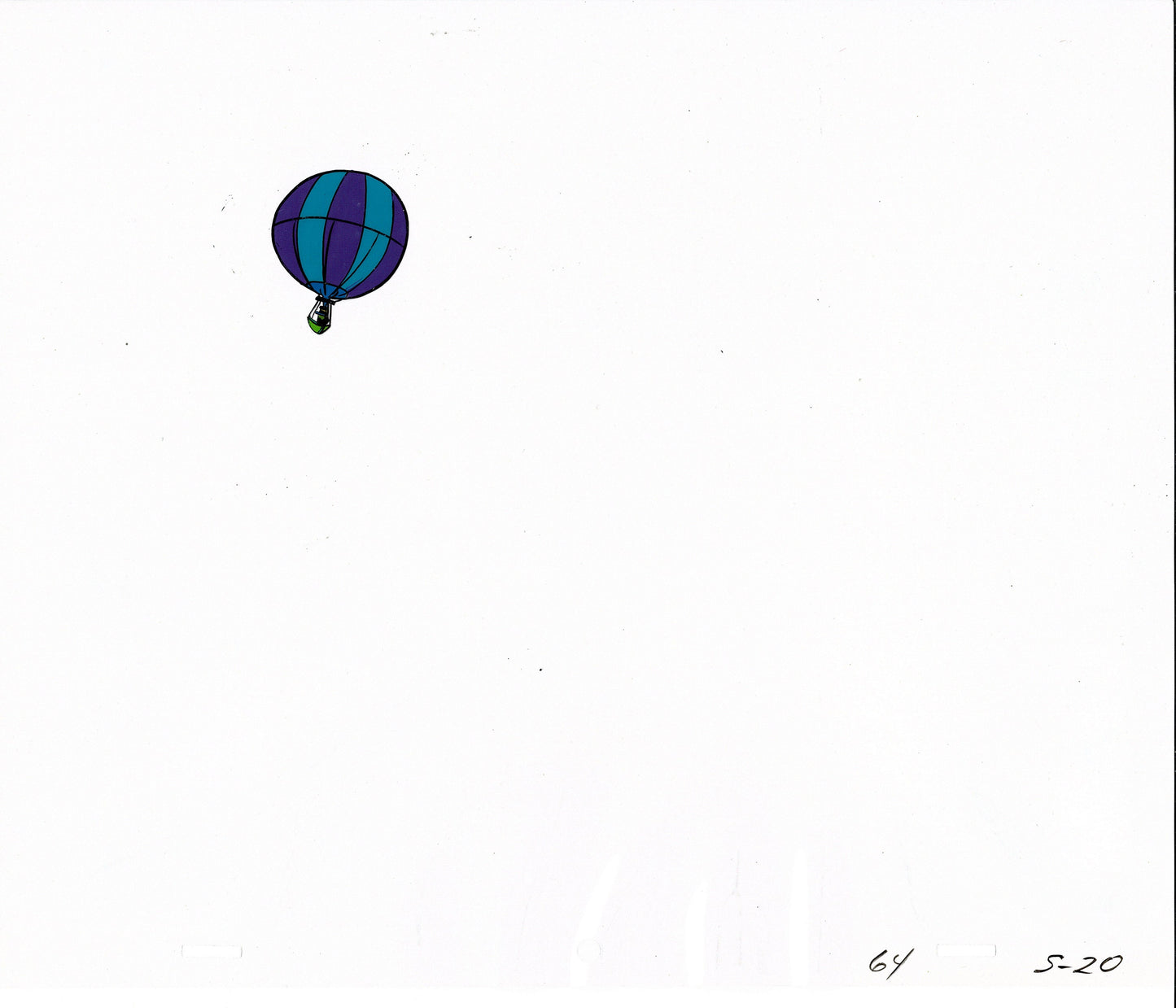 Peter Potamus and So So 1964 Hand-Inked Animation Production Cel from Hanna Barbera 20