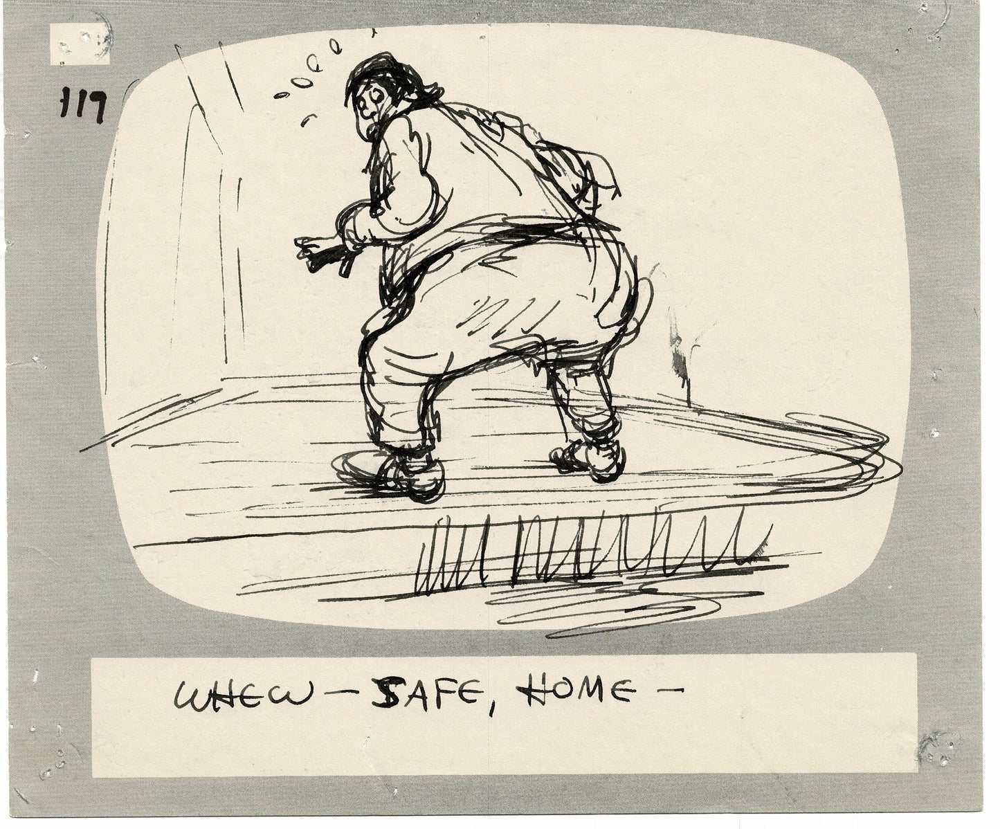 Hey Good Lookin Ralph Bakshi 1973-82 animation Hand-Drawn Storyboard 119