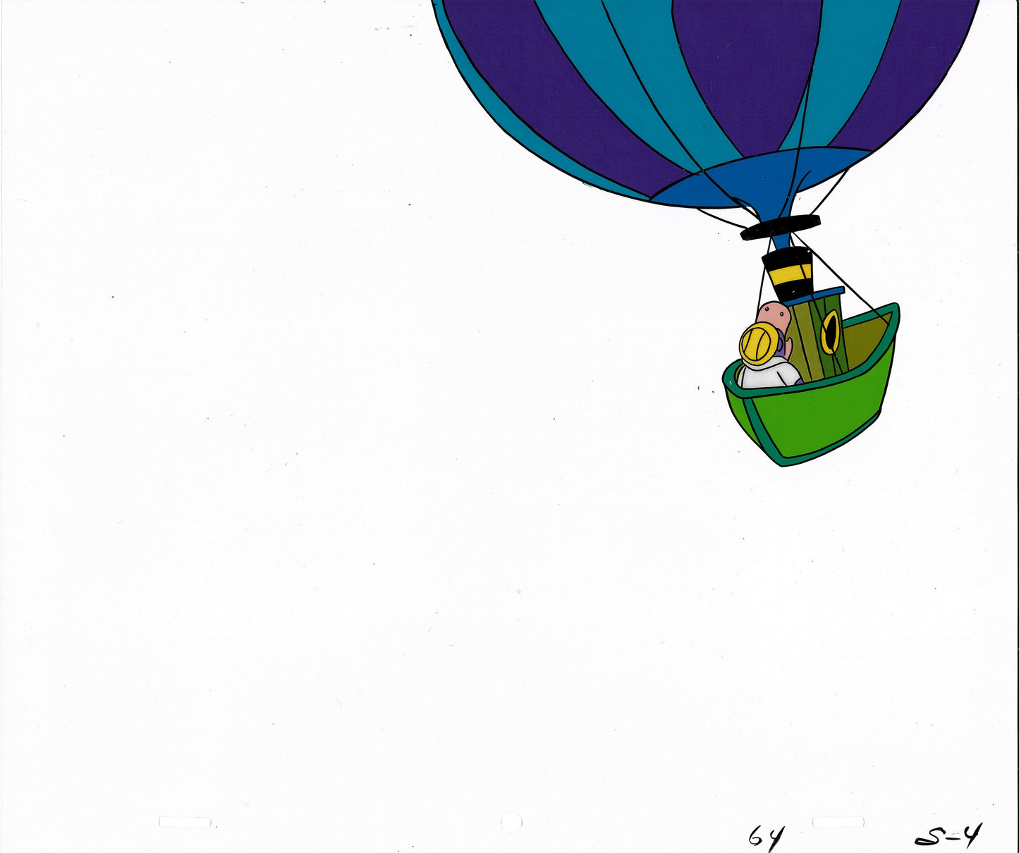 Peter Potamus and So So 1964 Hand-Inked Animation Production Cel from Hanna Barbera 4