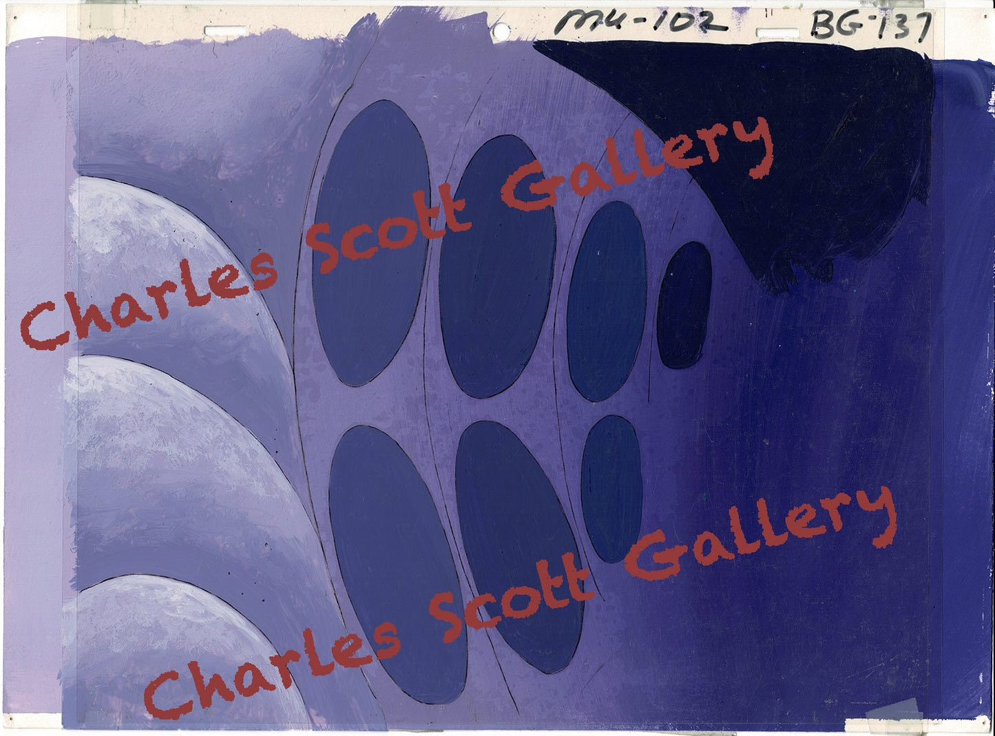 HE-MAN Masters of the Universe Production Animation Background Filmation 1980s 5