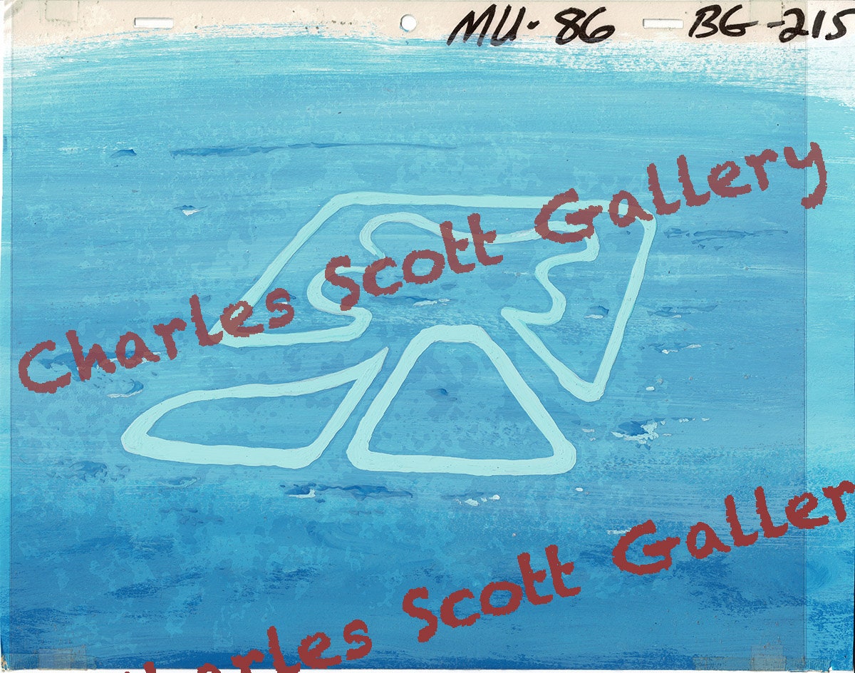 HE-MAN Masters of the Universe Production Animation Background Filmation 1980s