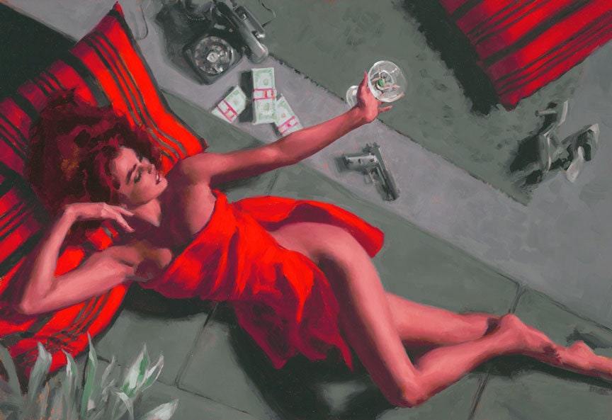 Glen Orbik SIGNED Blackmailer DC Giclee on Paper Limited Ed Print of 250 - OH