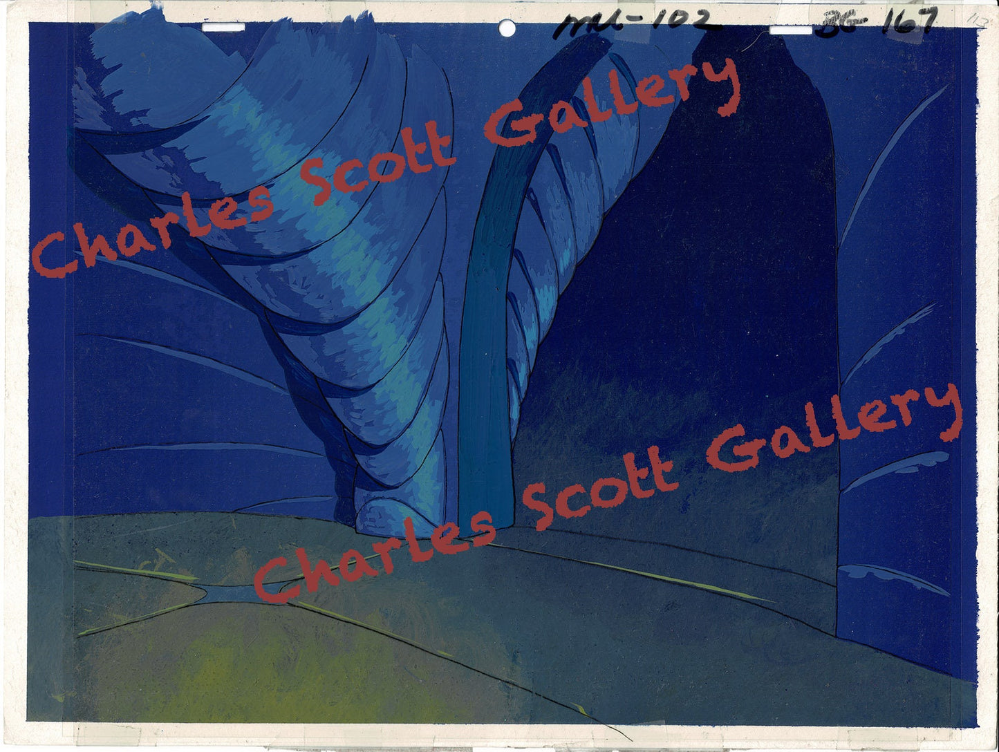 HE-MAN Masters of the Universe Production Animation Background Filmation 1980s 4